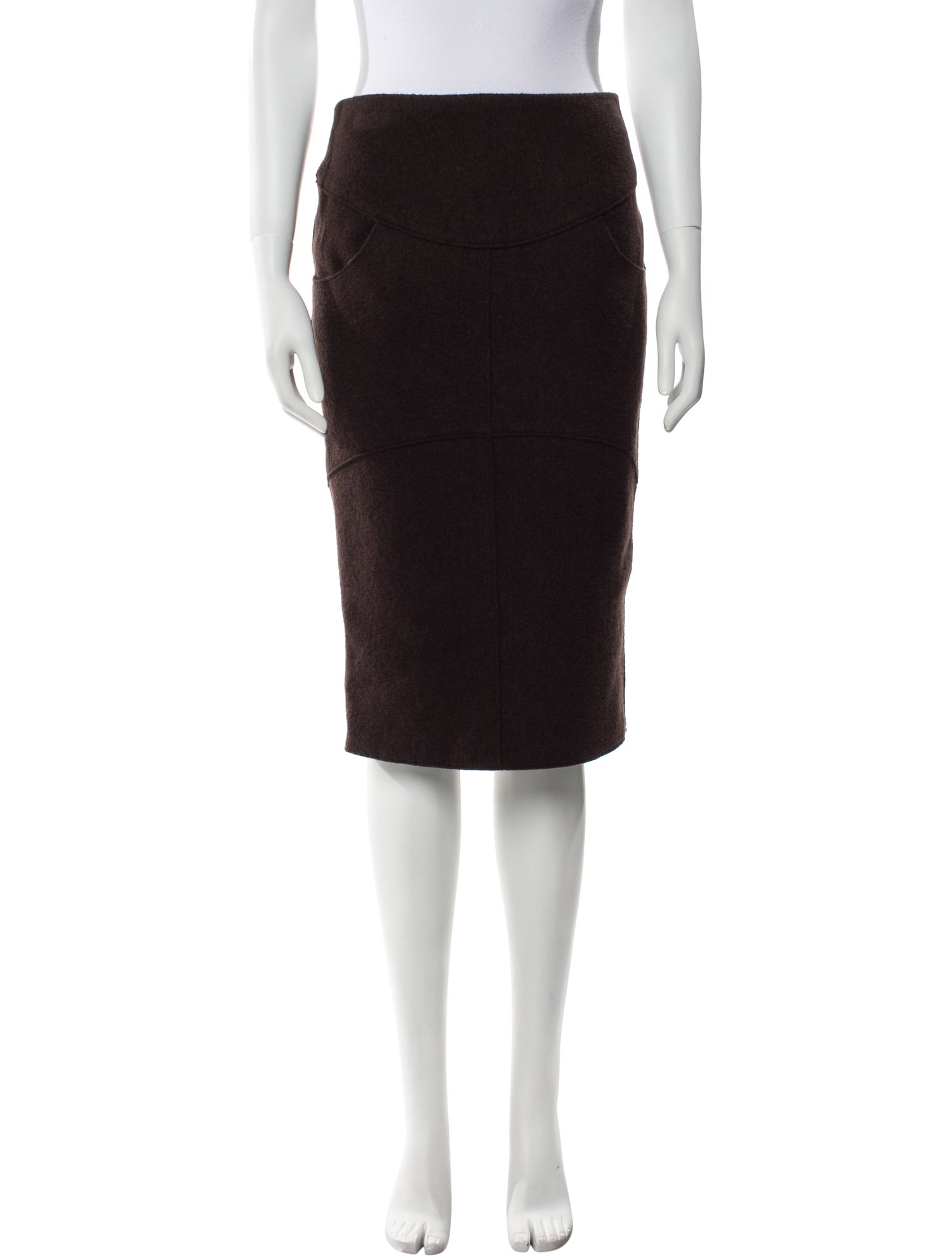 Tom Ford Virgin Wool Knee-Length Skirt