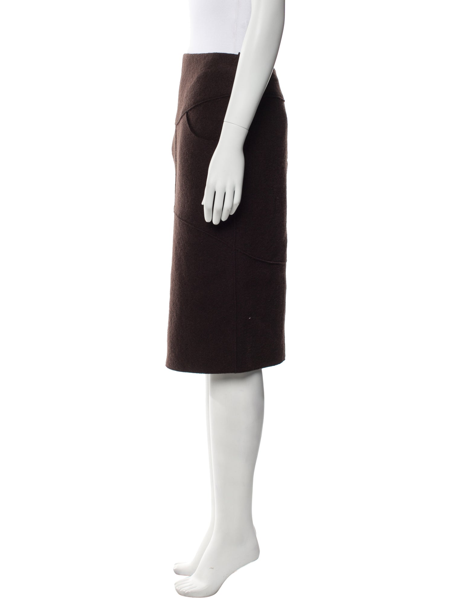 Tom Ford Virgin Wool Knee-Length Skirt