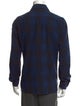 Tom Ford Plaid Print Long Sleeve Shirt