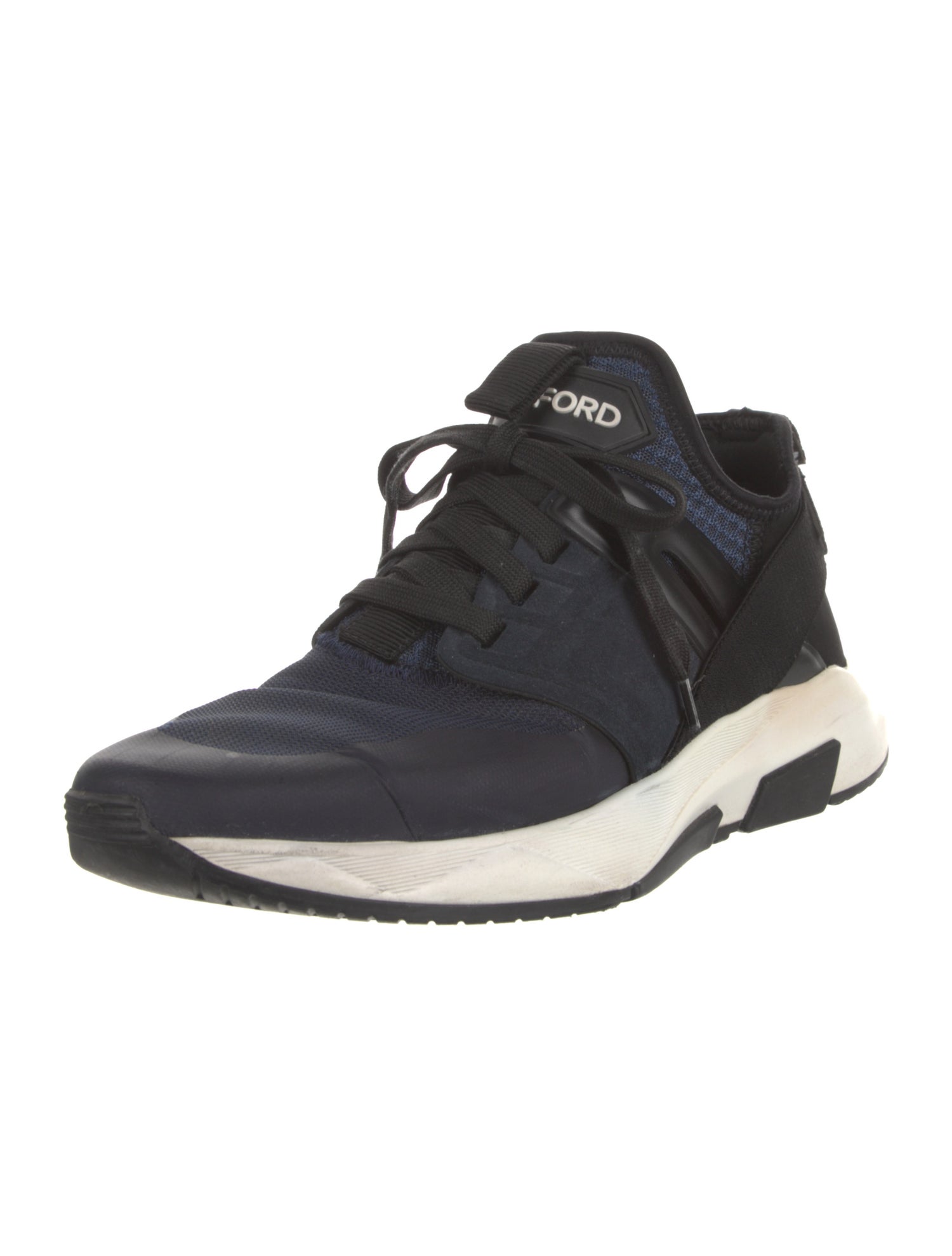 Tom Ford Mesh Graphic Print Athletic Sneakers