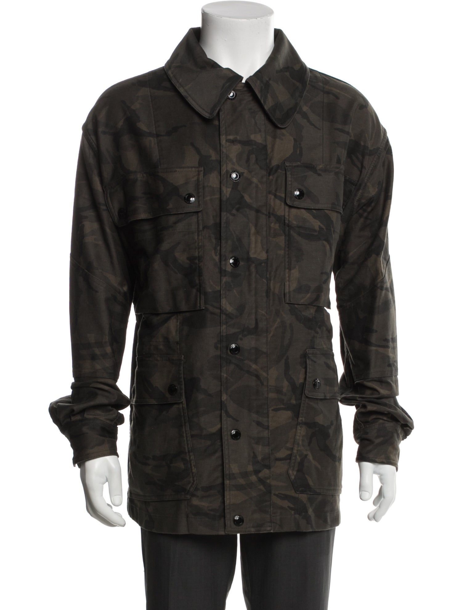 Tom Ford Camouflage Print Utility Jacket