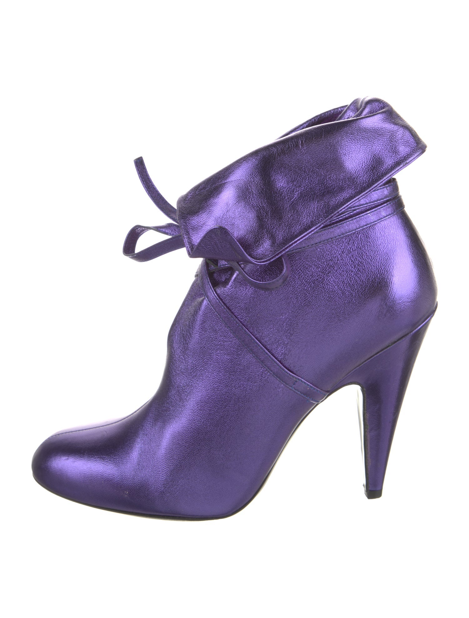 Tom Ford Patent Leather Lace-Up Boots