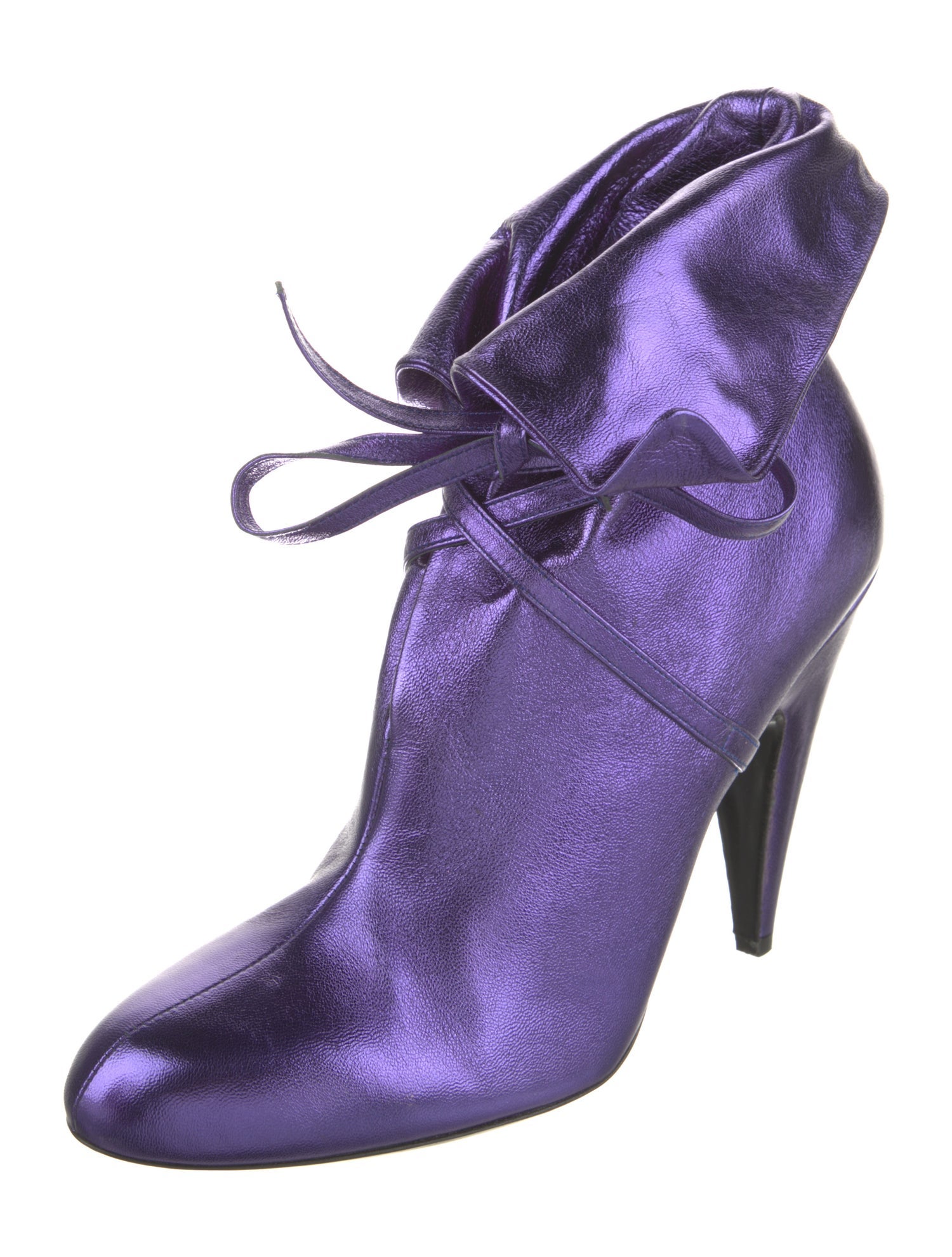 Tom Ford Patent Leather Lace-Up Boots