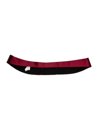 Tom Ford Red Satin Cummberband