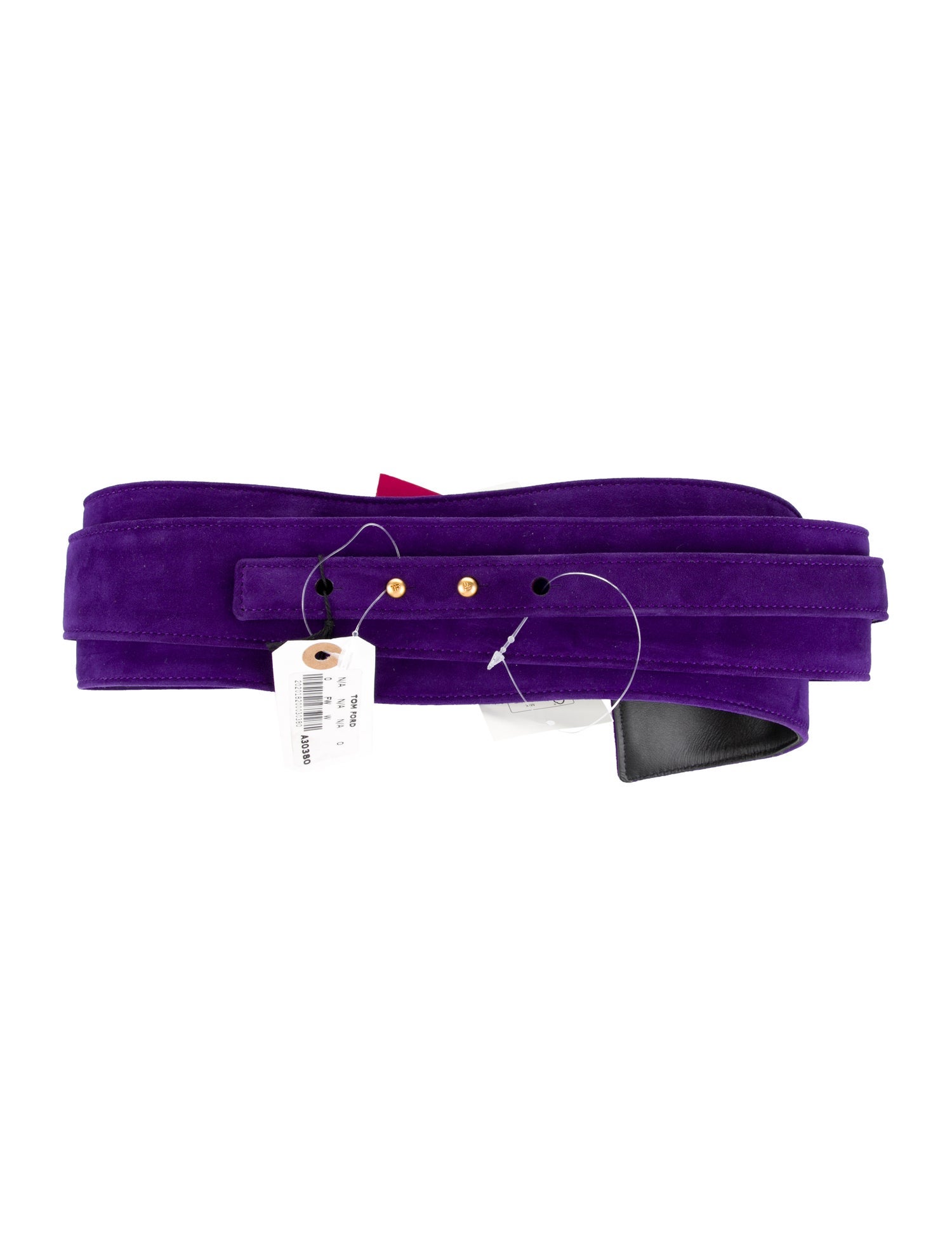 Tom Ford Wide Suede Waist Belt