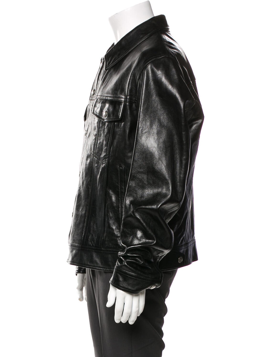 Tom Ford Lamb Leather Trucker Jacket