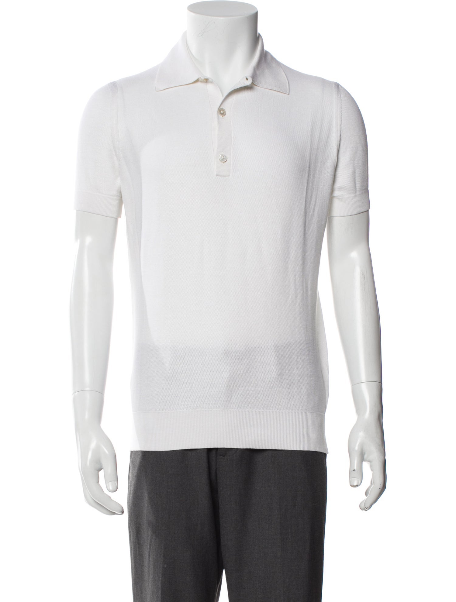 Tom Ford Silk Collar Polo Shirt w/ Tags