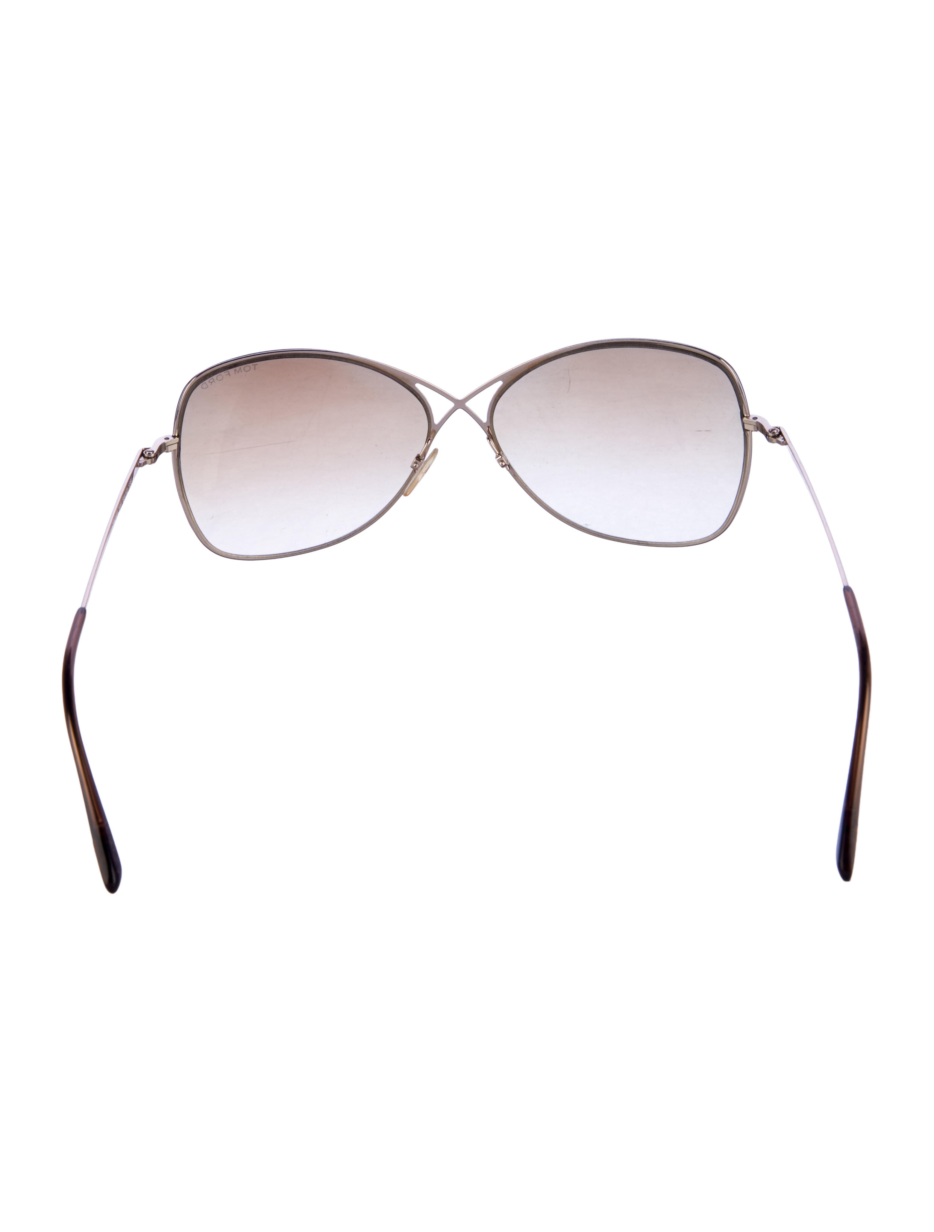 Tom Ford Oversize Gradient Sunglasses