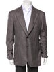 Tom Ford Wool Houndstooth Print Blazer
