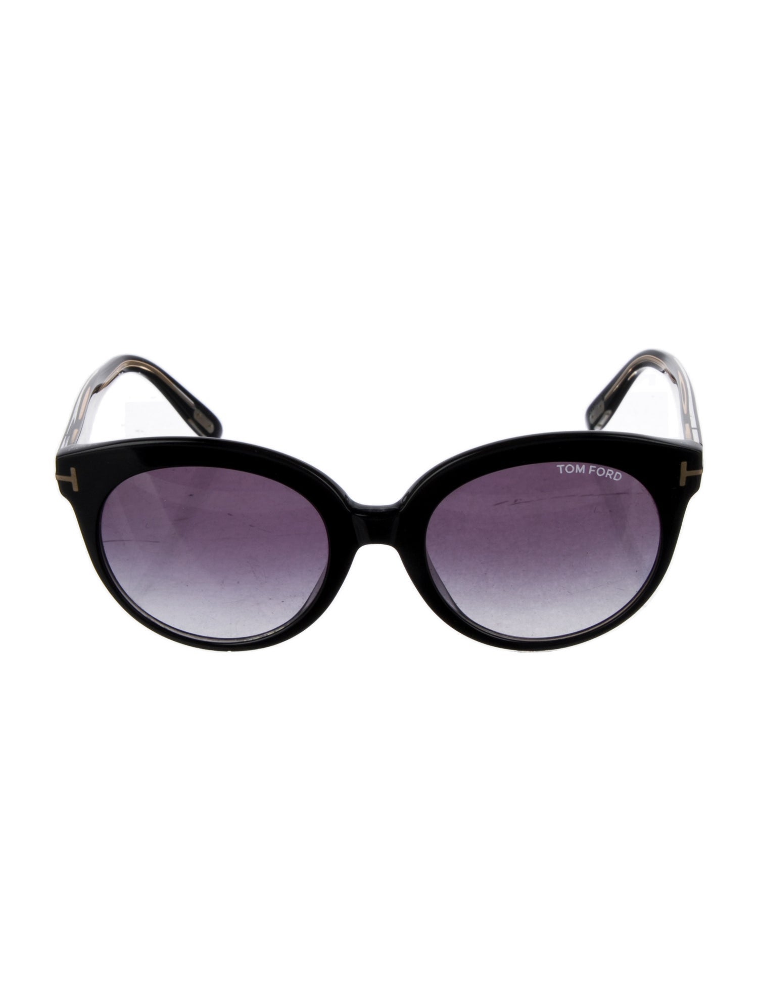 Tom Ford Round Gradient Sunglasses