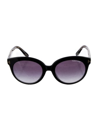 Tom Ford Round Gradient Sunglasses