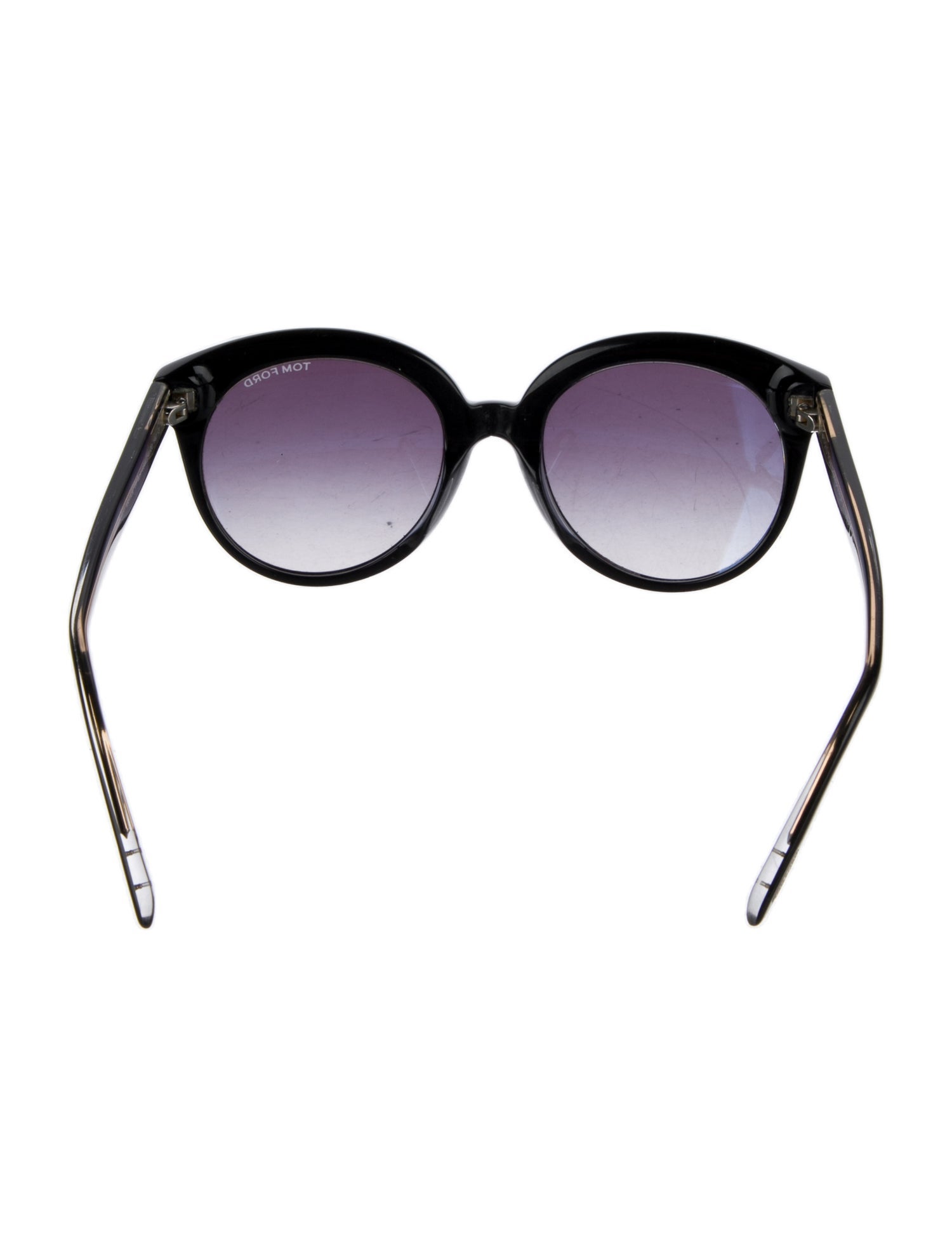 Tom Ford Round Gradient Sunglasses