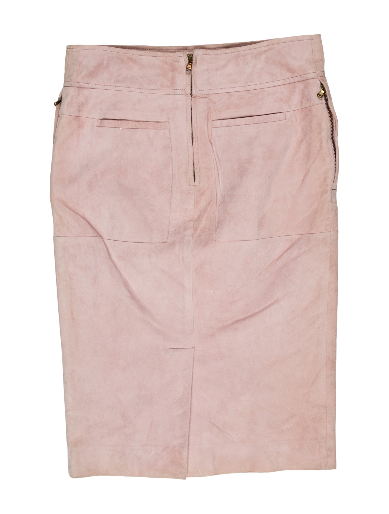 Tom Ford Lamb Leather Knee-Length Skirt