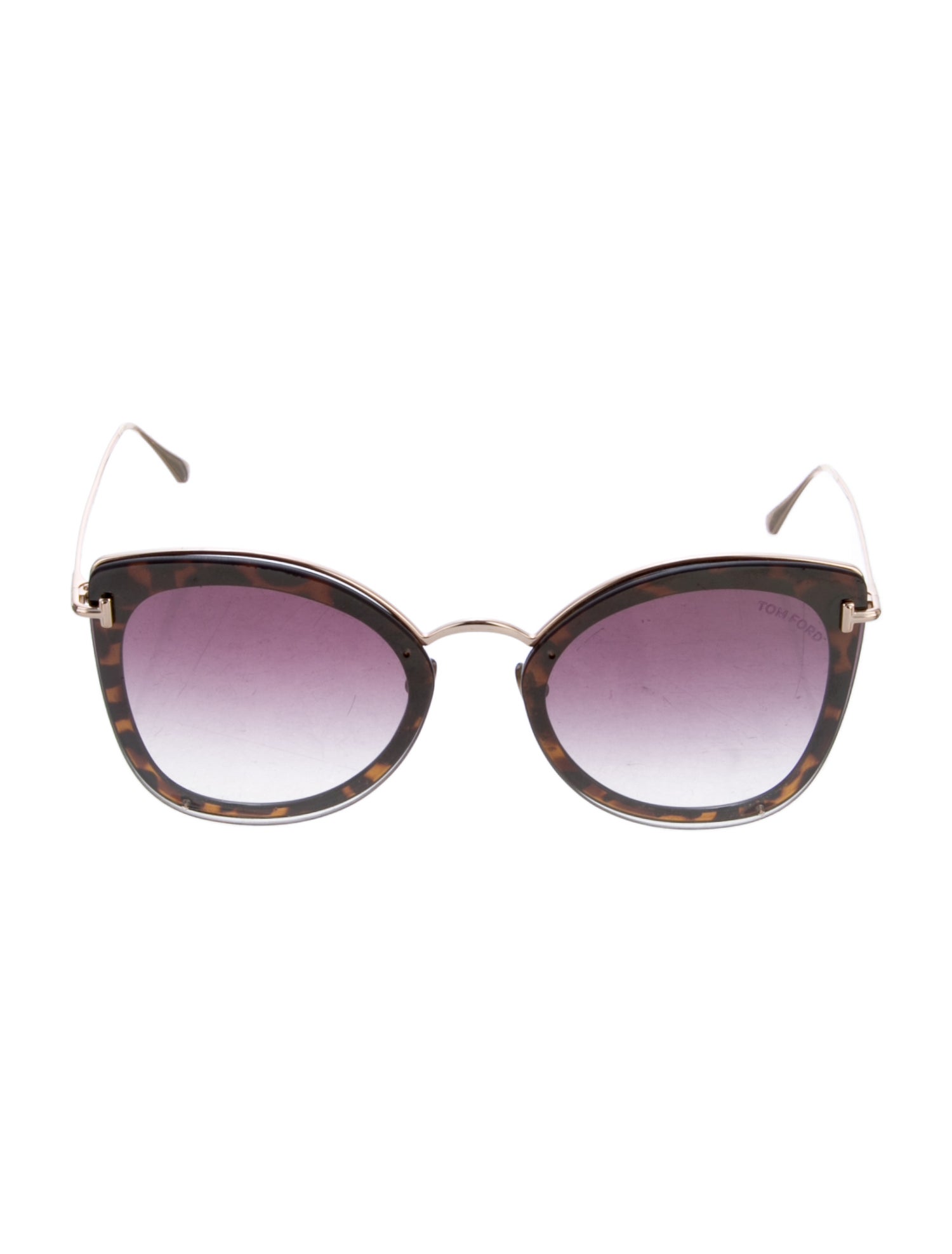 Tom Ford Oversize Gradient Sunglasses