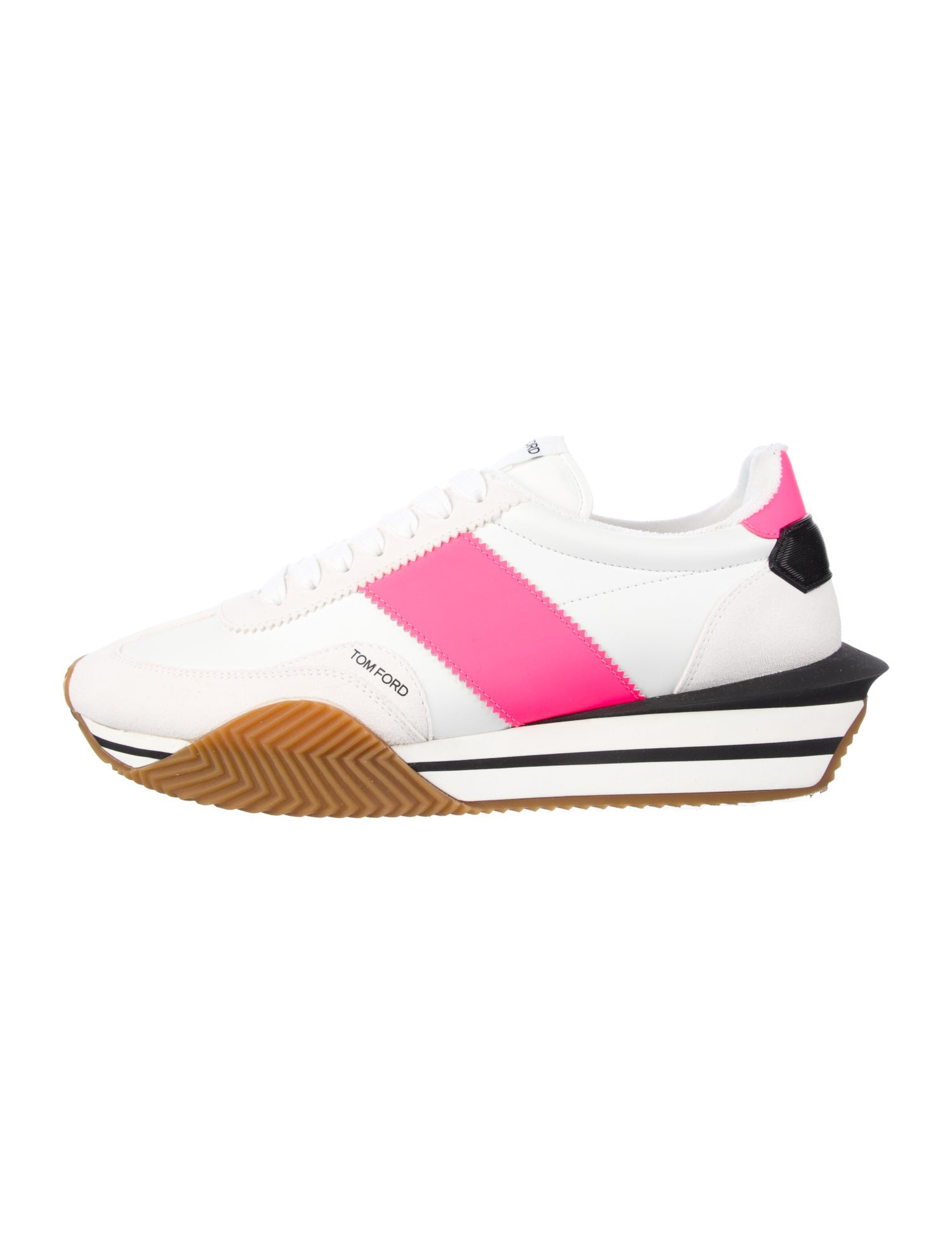 Tom Ford Leather Leather Trim Embellishment Athletic Sneakers