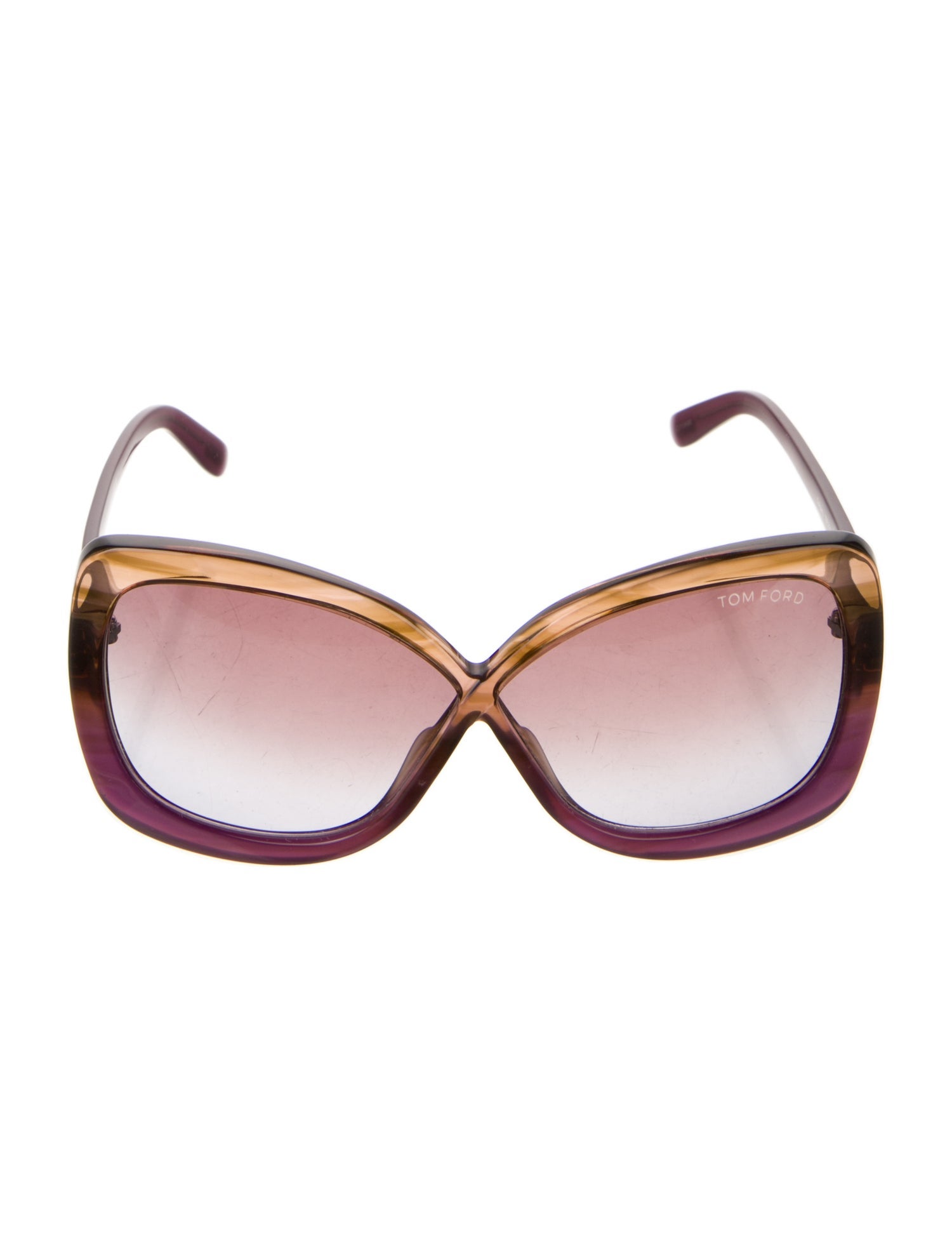 Tom Ford Oversize Gradient Sunglasses