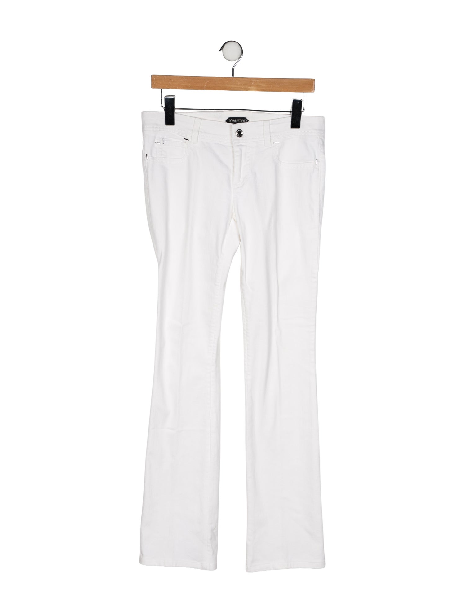 Tom Ford Mid-Rise Straight Leg Jeans