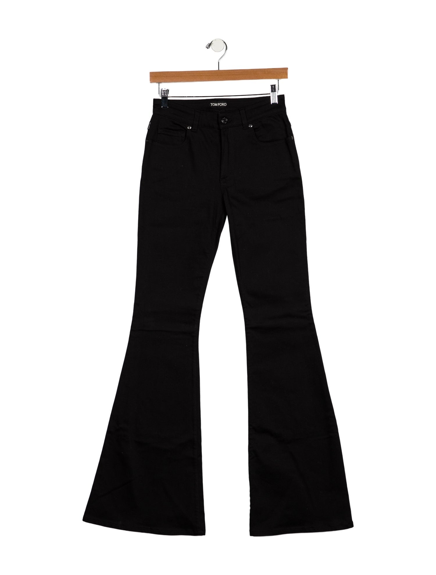 Tom Ford Mid-Rise Wide Leg Jeans
