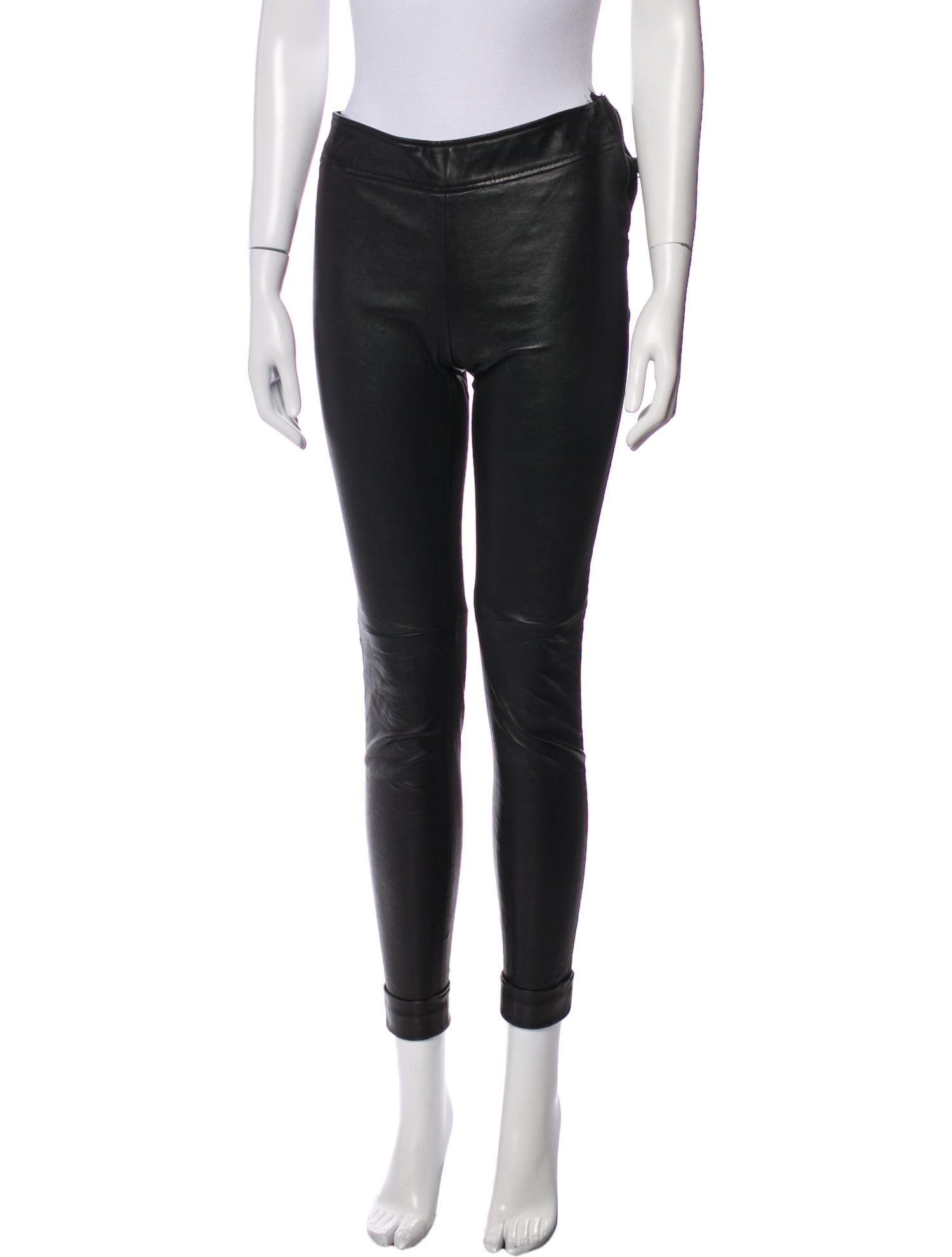Tom Ford Leather Skinny Leg Pants