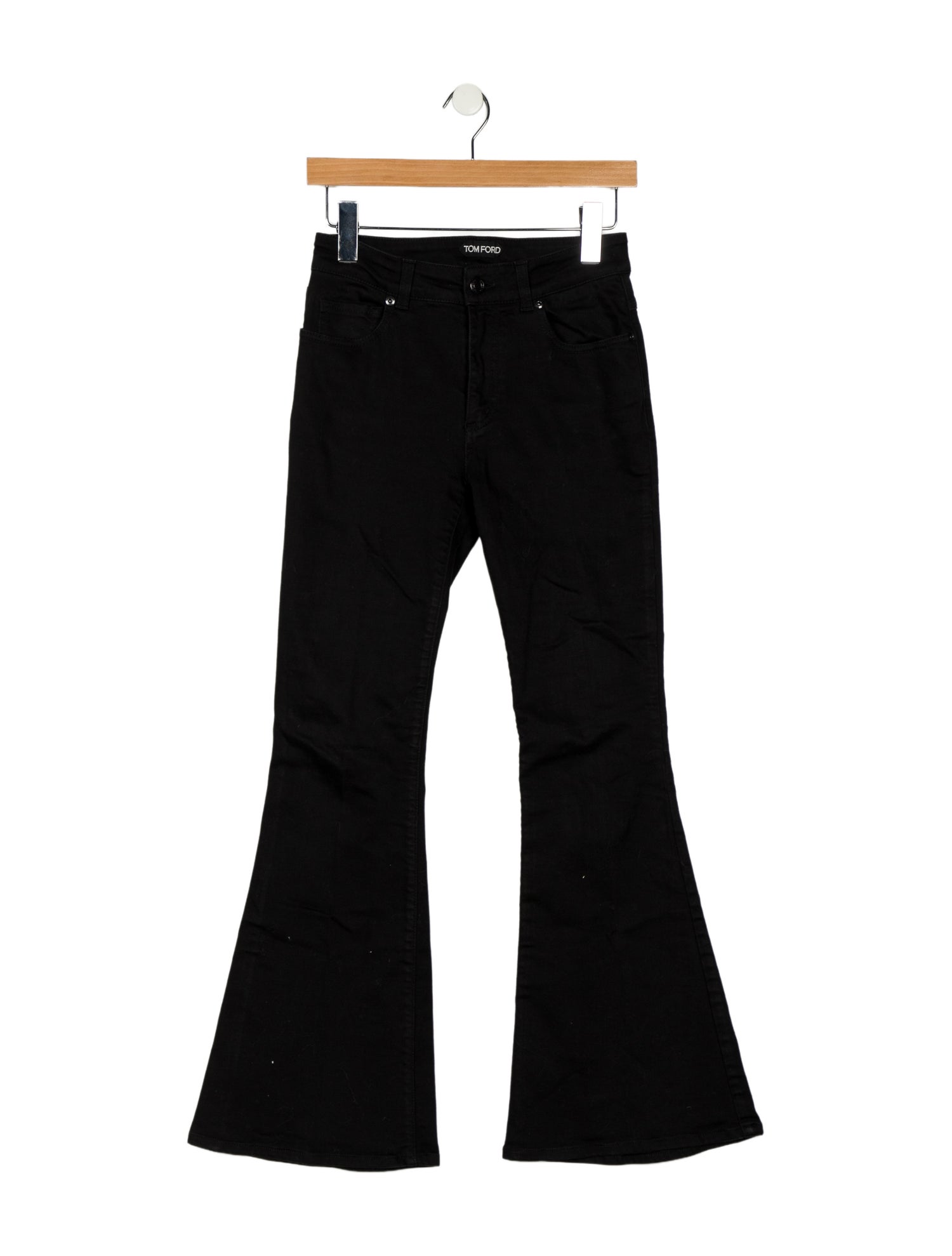 Tom Ford Mid-Rise Wide Leg Jeans