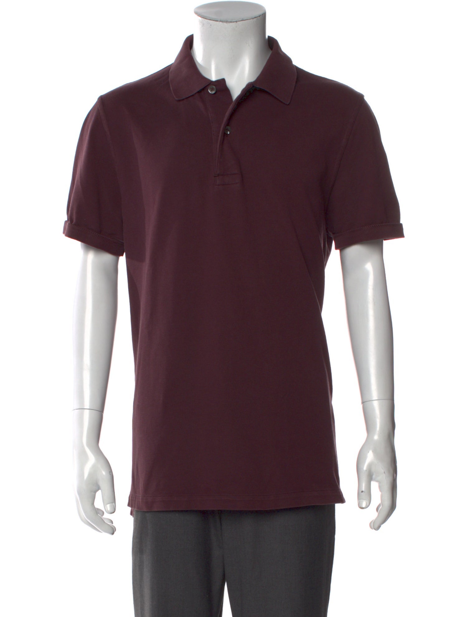 Tom Ford Collar Short Sleeve Polo Shirt