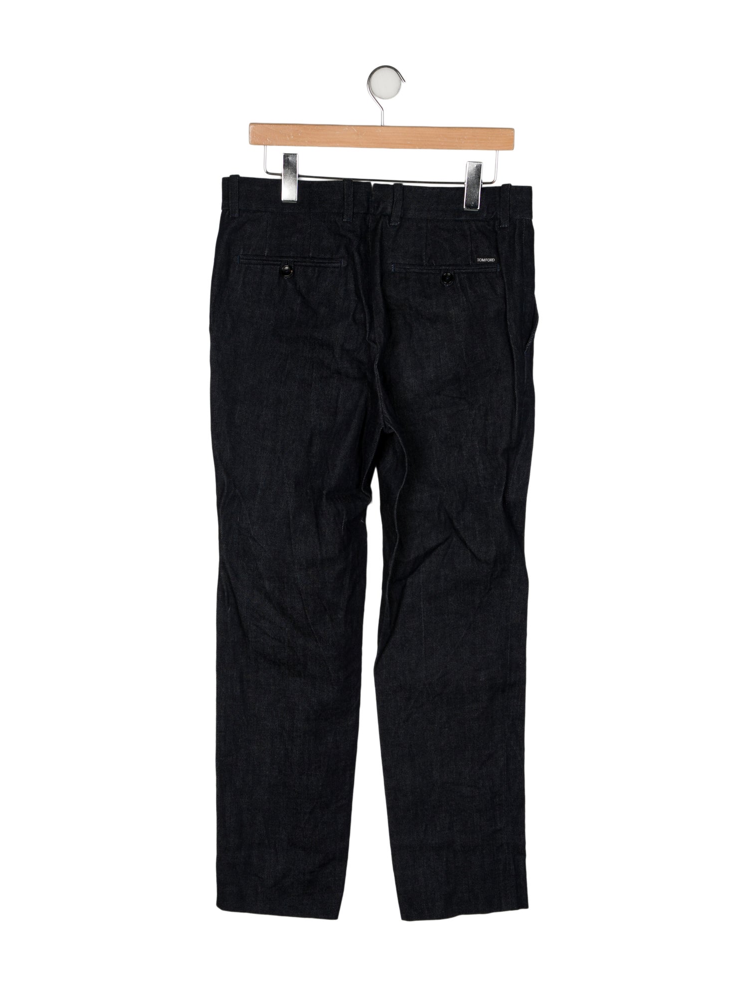 Tom Ford Mid-Rise Straight Leg Jeans