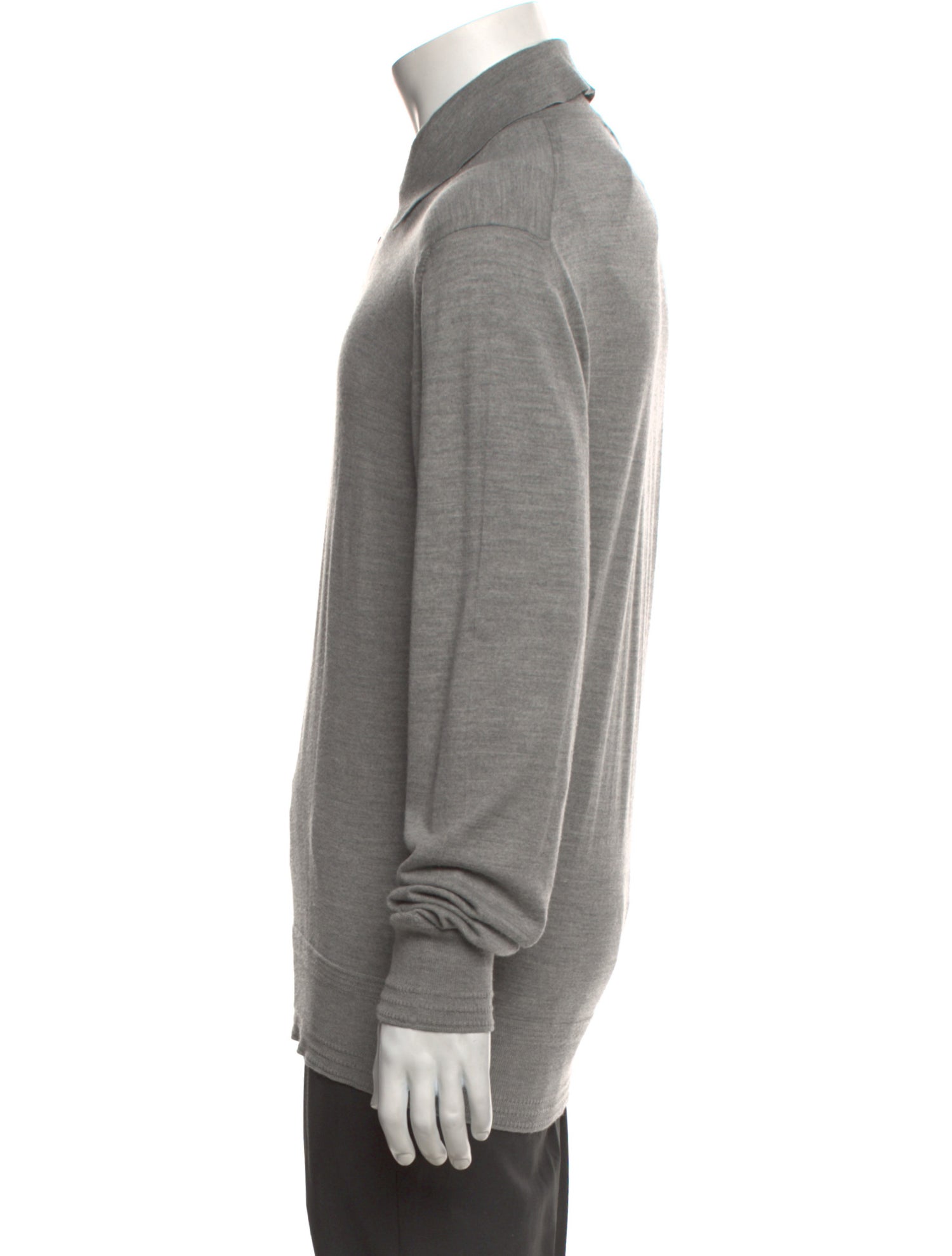 Tom Ford Collar Long Sleeve Polo Shirt