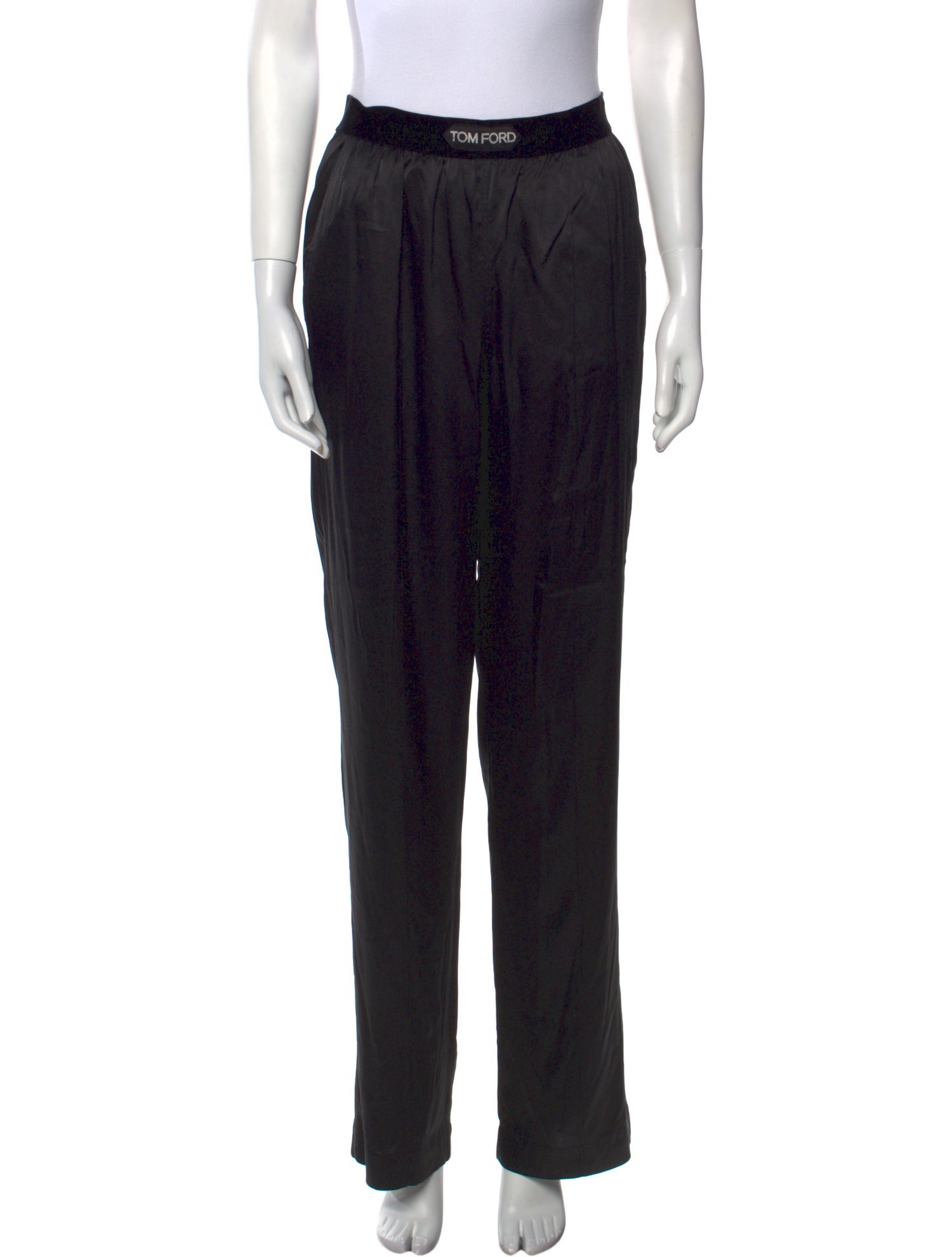 Tom Ford Silk Straight Leg Pants