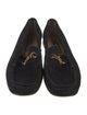 Tom Ford Suede Chain-Link Accents Loafers