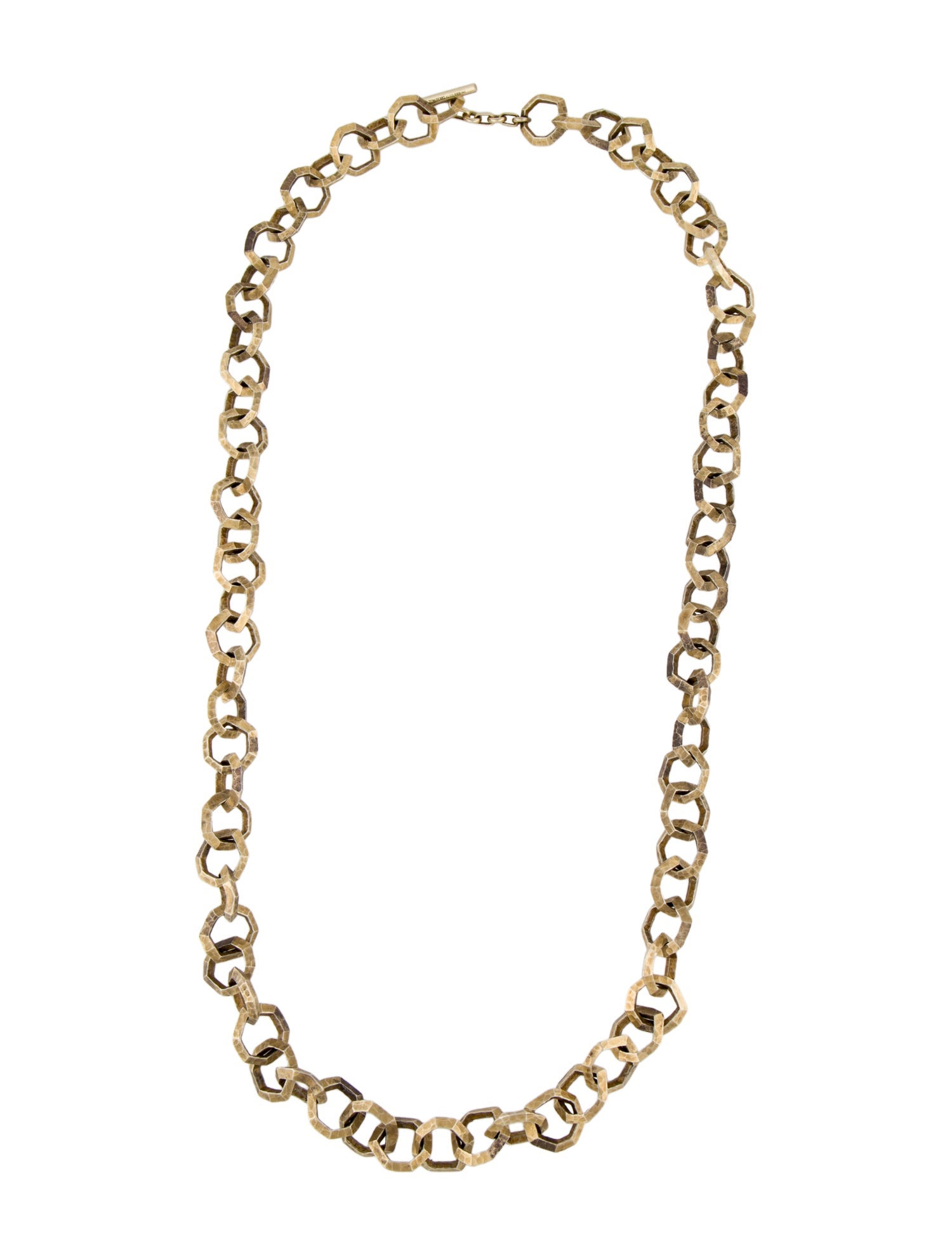 Tom Ford Hammered Chain-Link Necklace