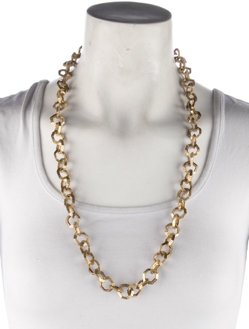 Tom Ford Hammered Chain-Link Necklace
