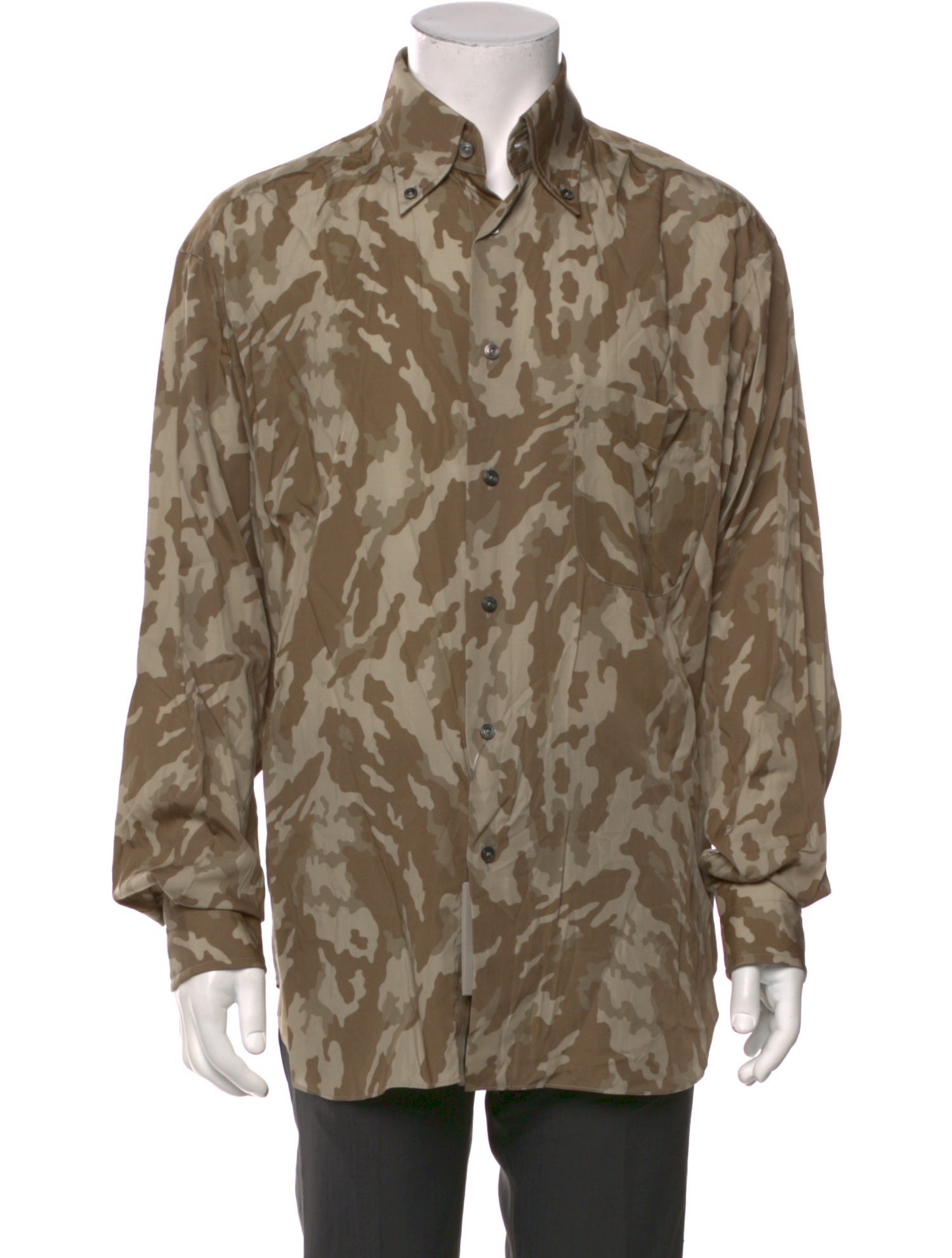 Tom Ford Printed Long Sleeve Shirt