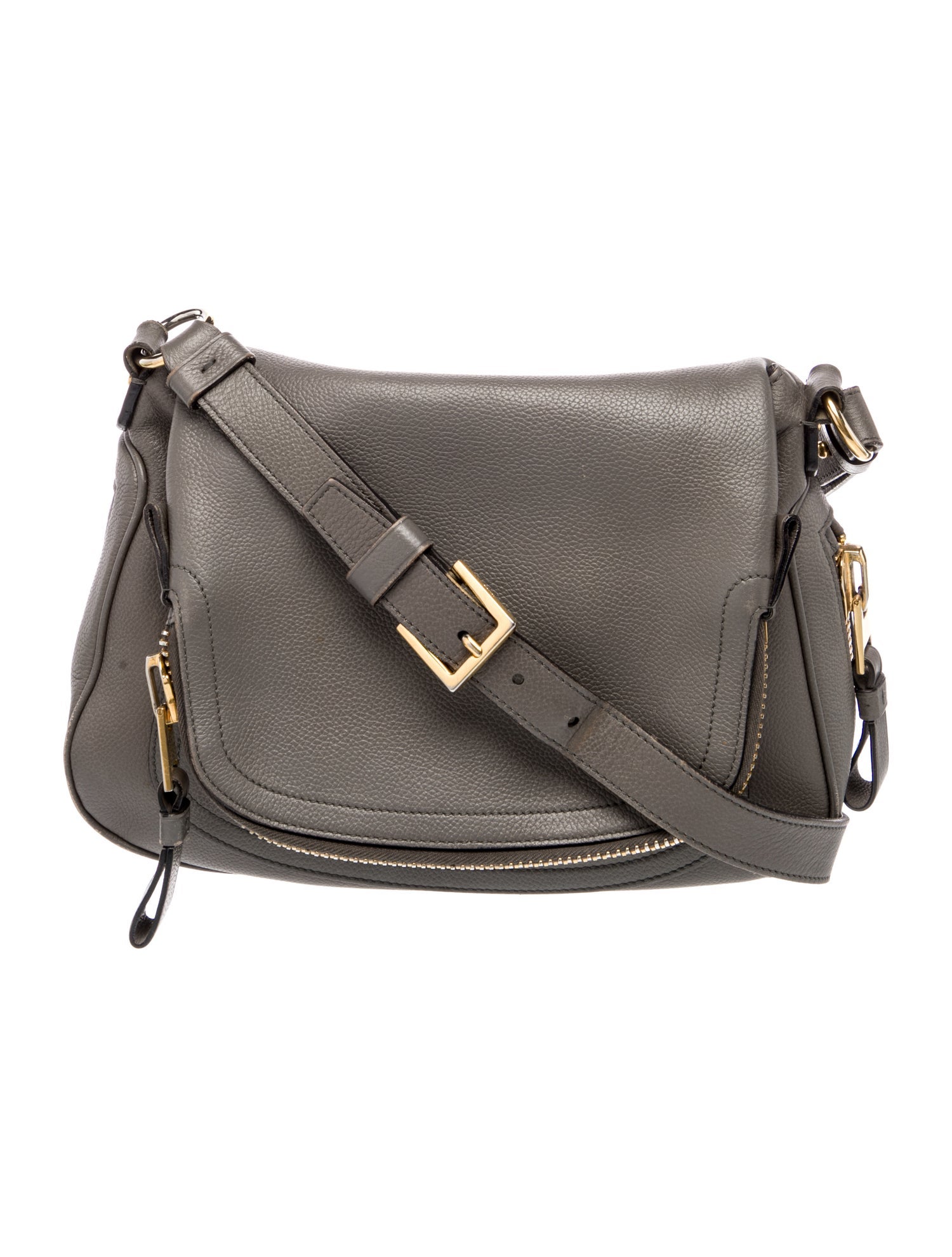 Tom Ford Leather Messenger Bag