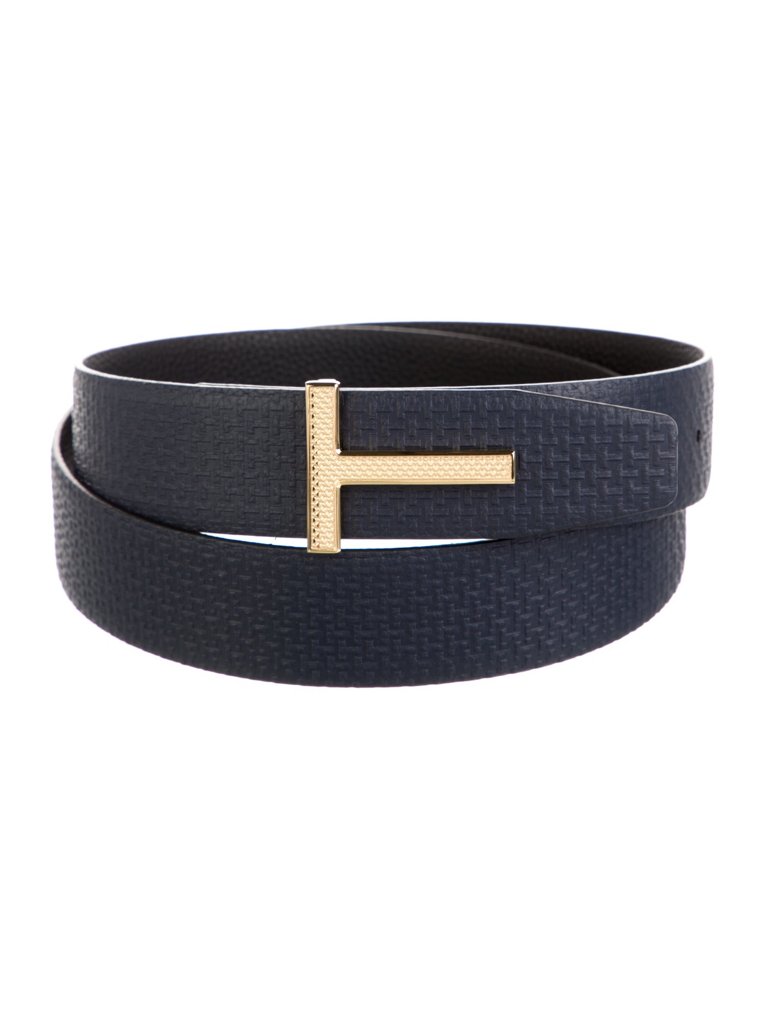 Tom Ford Reversible Leather Belt Leather Belt Kit w/ Tags