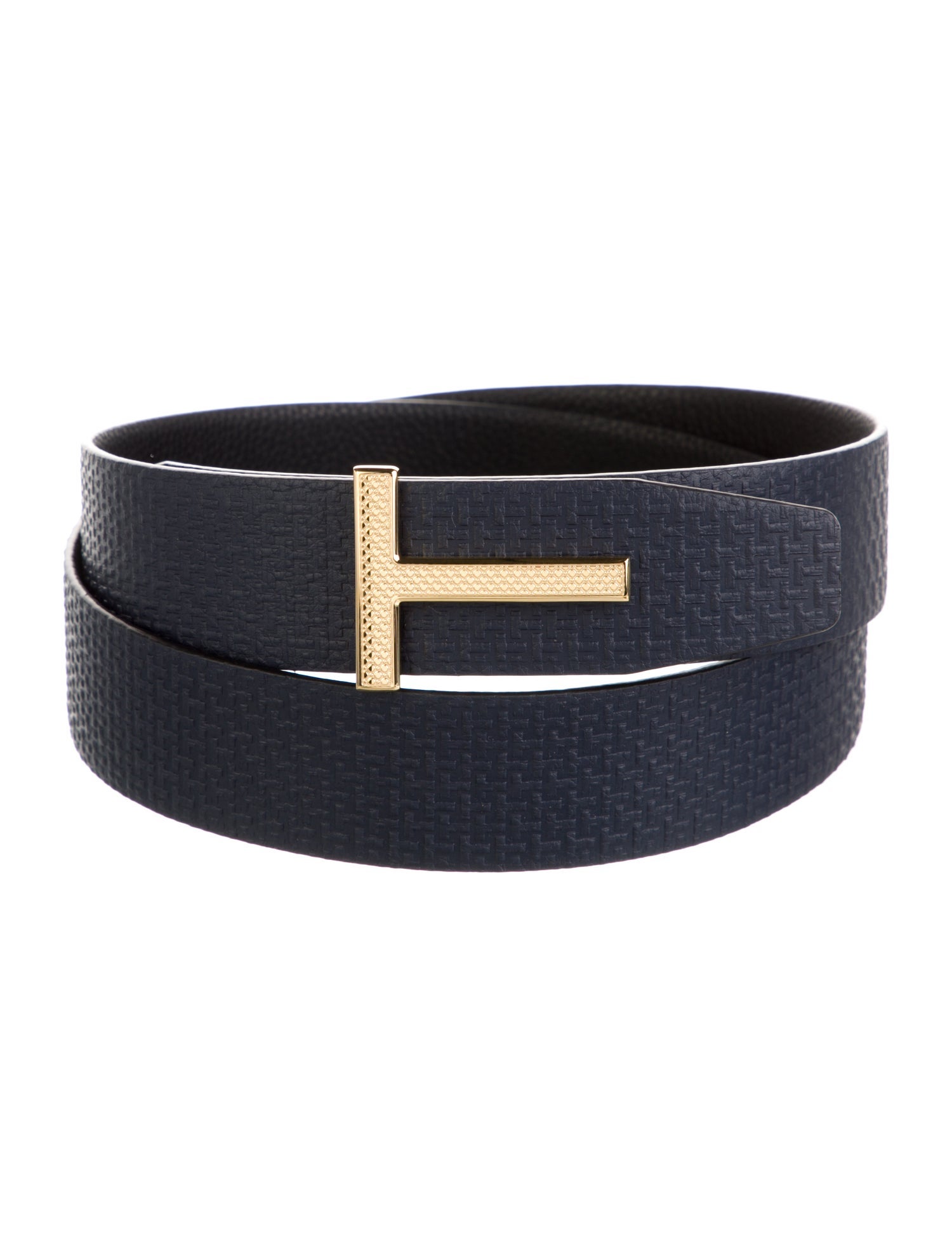 Tom Ford Reversible Leather Belt Leather Belt Kit w/ Tags