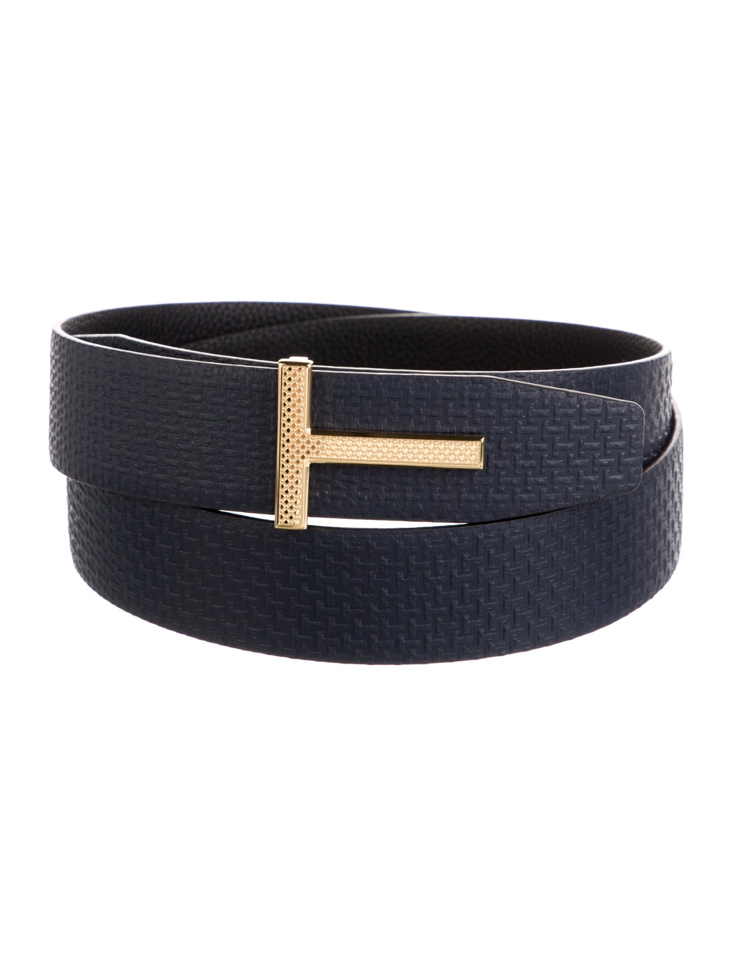 Tom Ford Reversible Leather Belt Leather Belt Kit w/ Tags