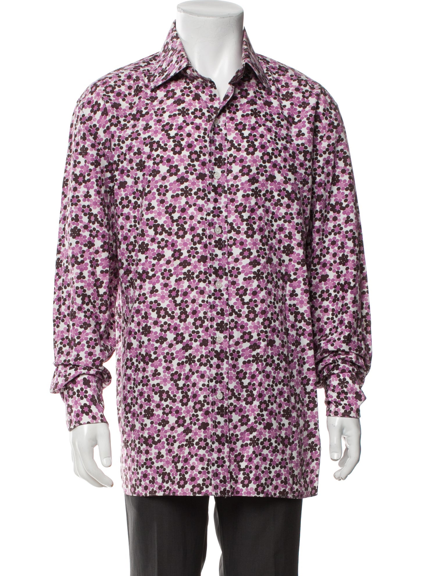 Tom Ford Printed Long Sleeve Shirt