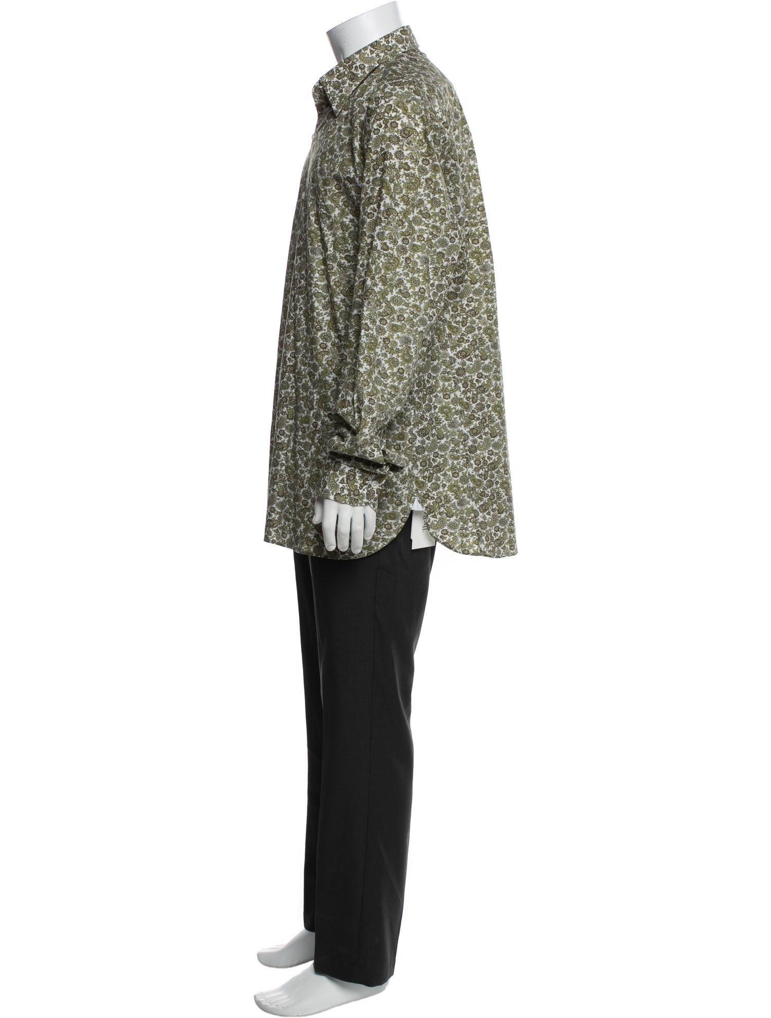 Tom Ford Floral Print Long Sleeve Shirt