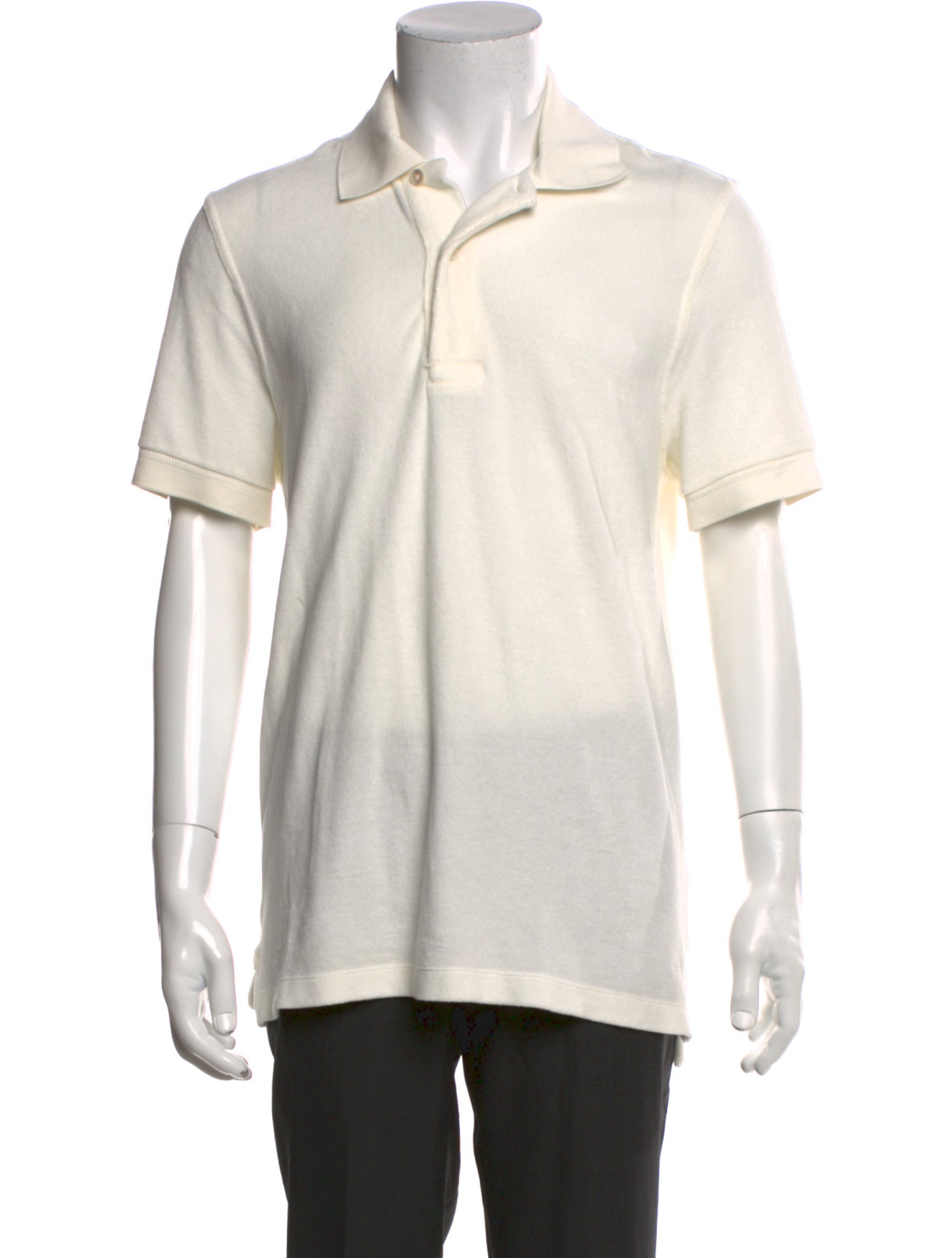 Tom Ford Crew Neck Short Sleeve Polo Shirt