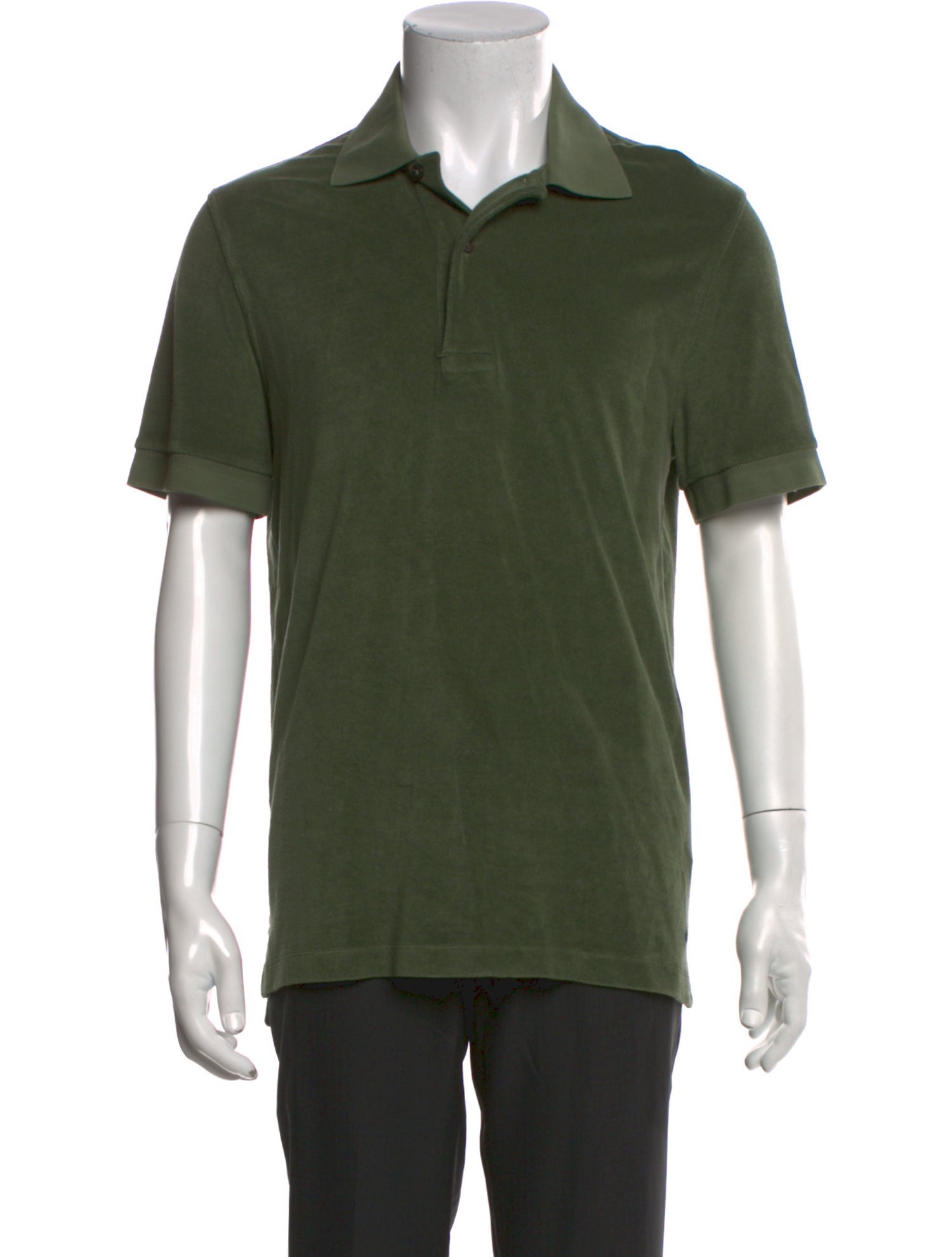 Tom Ford Crew Neck Short Sleeve Polo Shirt