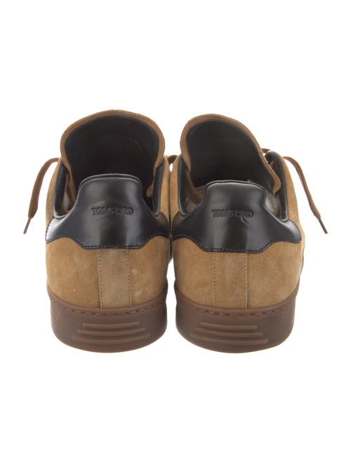 Tom Ford Suede Lasercut Accents Sneakers