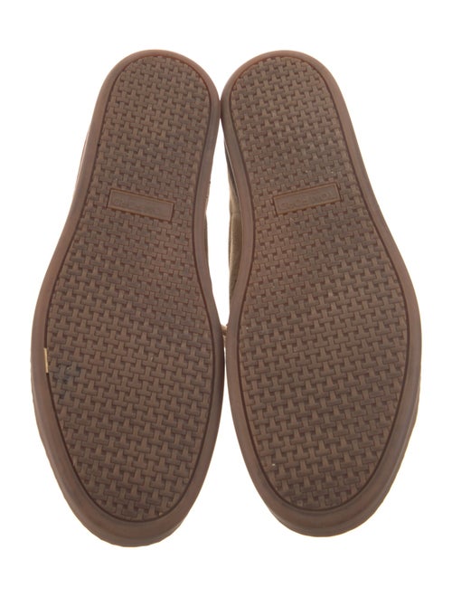 Tom Ford Suede Lasercut Accents Sneakers