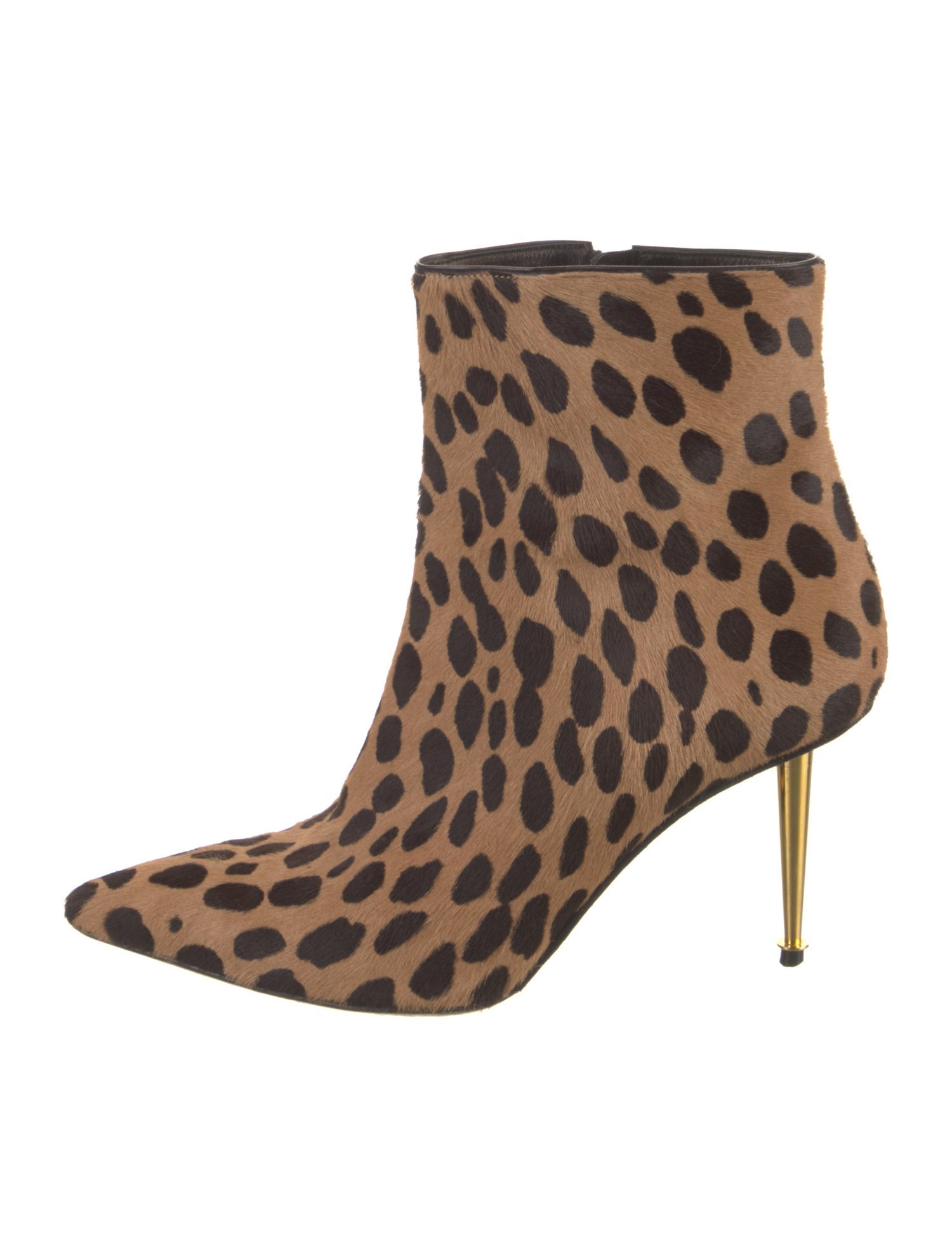 Tom Ford Ponyhair Animal Print Boots