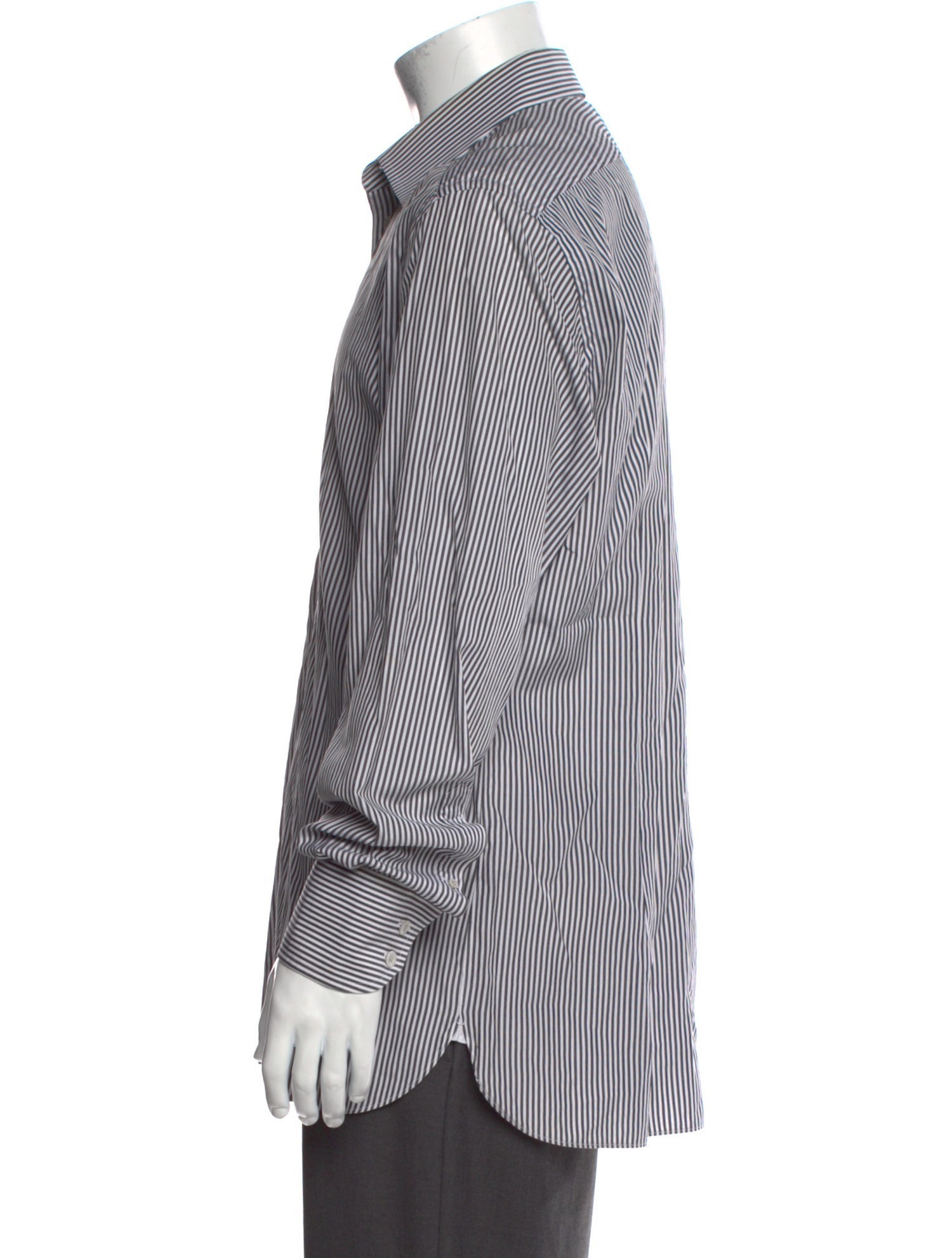 Tom Ford Striped Long Sleeve Dress Shirt