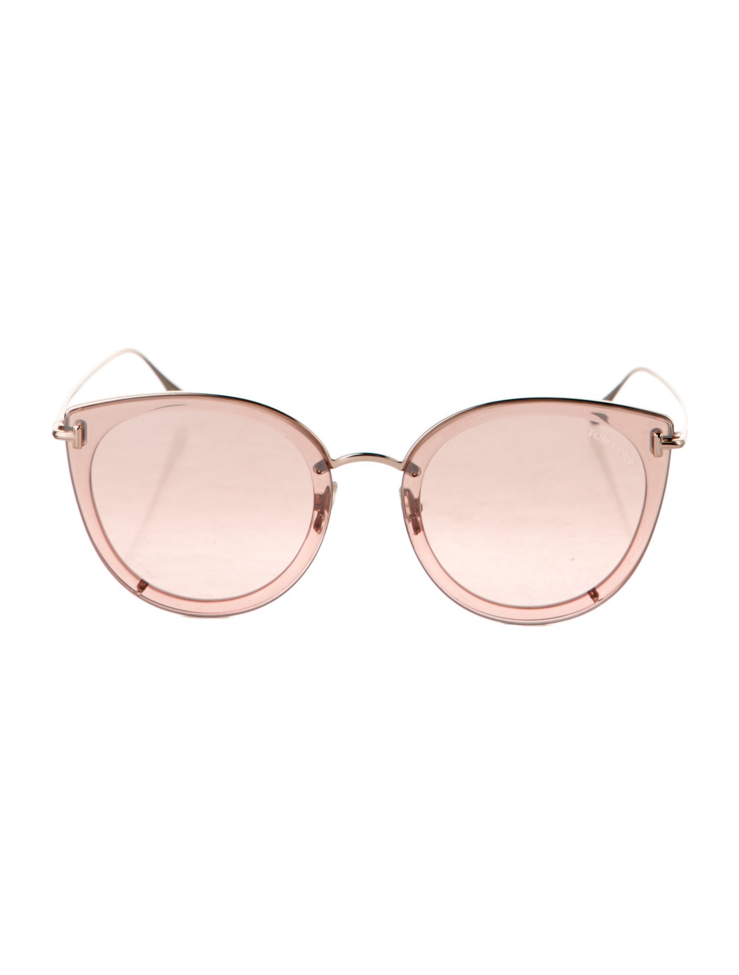 Tom Ford Round Gradient Sunglasses