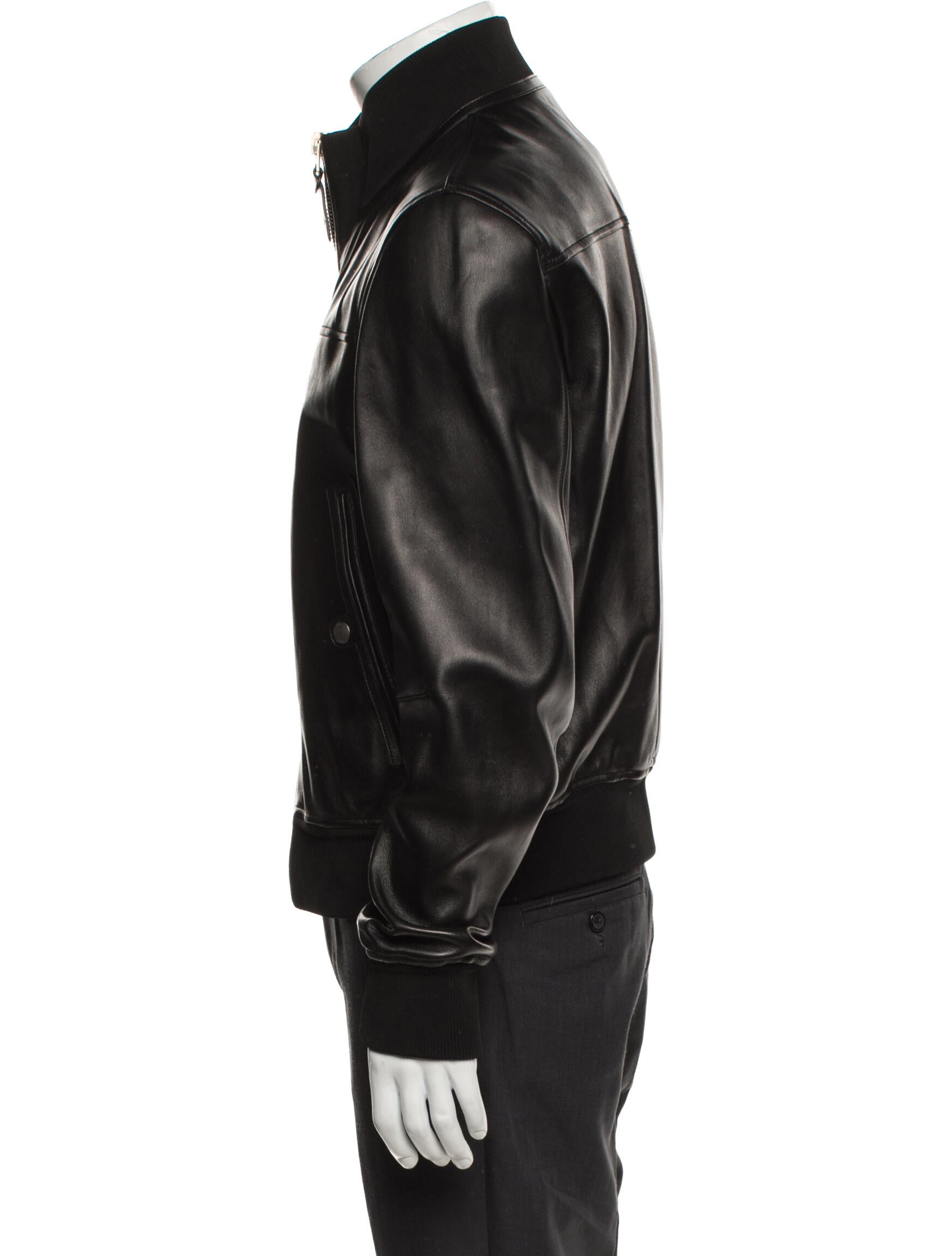 Tom Ford Lamb Leather Moto Jacket w/ Tags