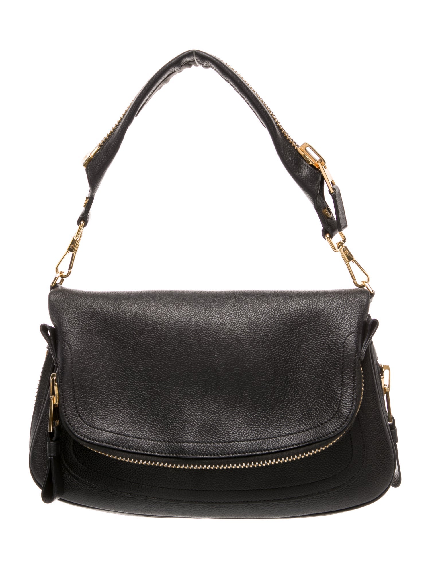 Tom Ford Leather Top Handle Bag