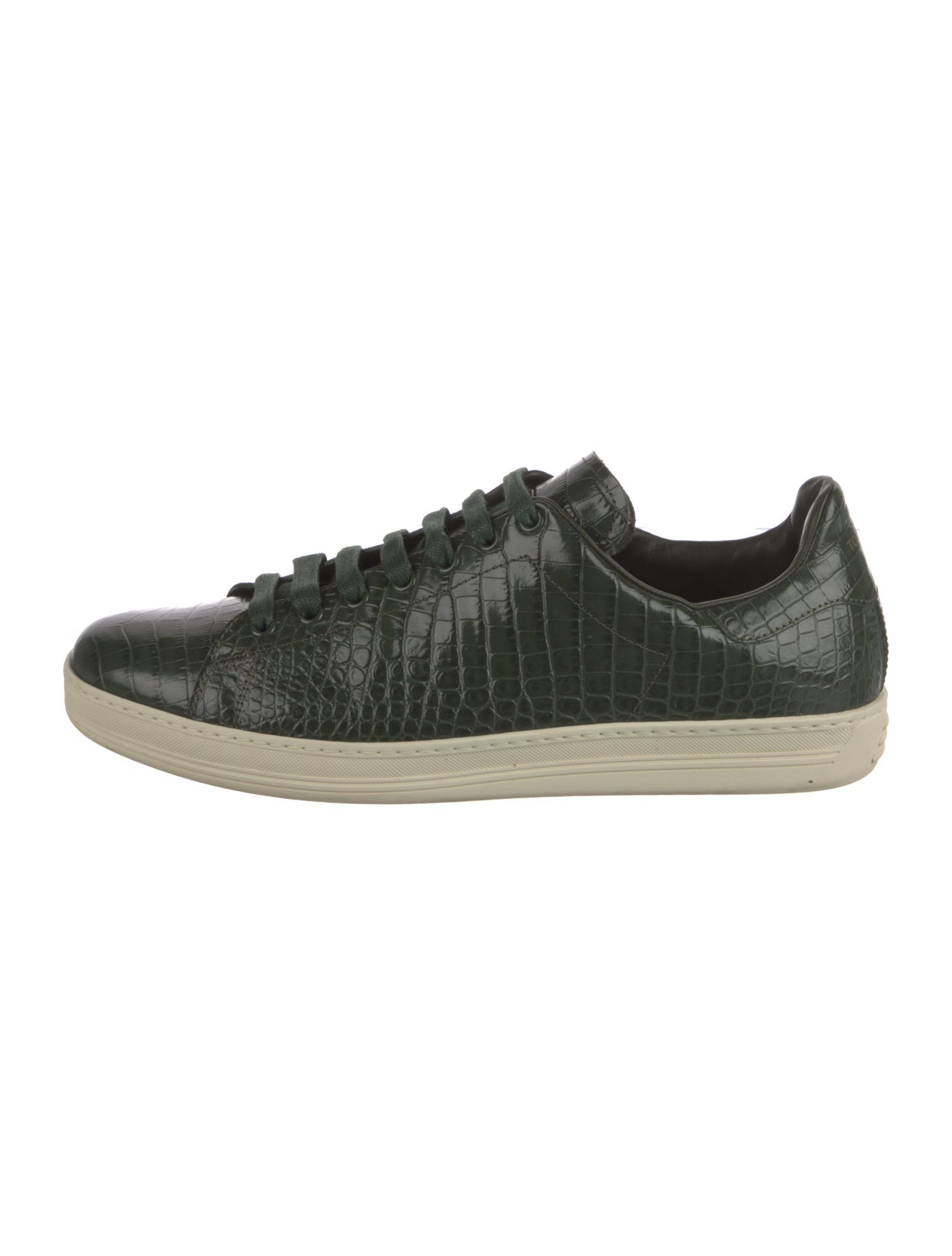 Tom Ford Embossed Leather Sneakers