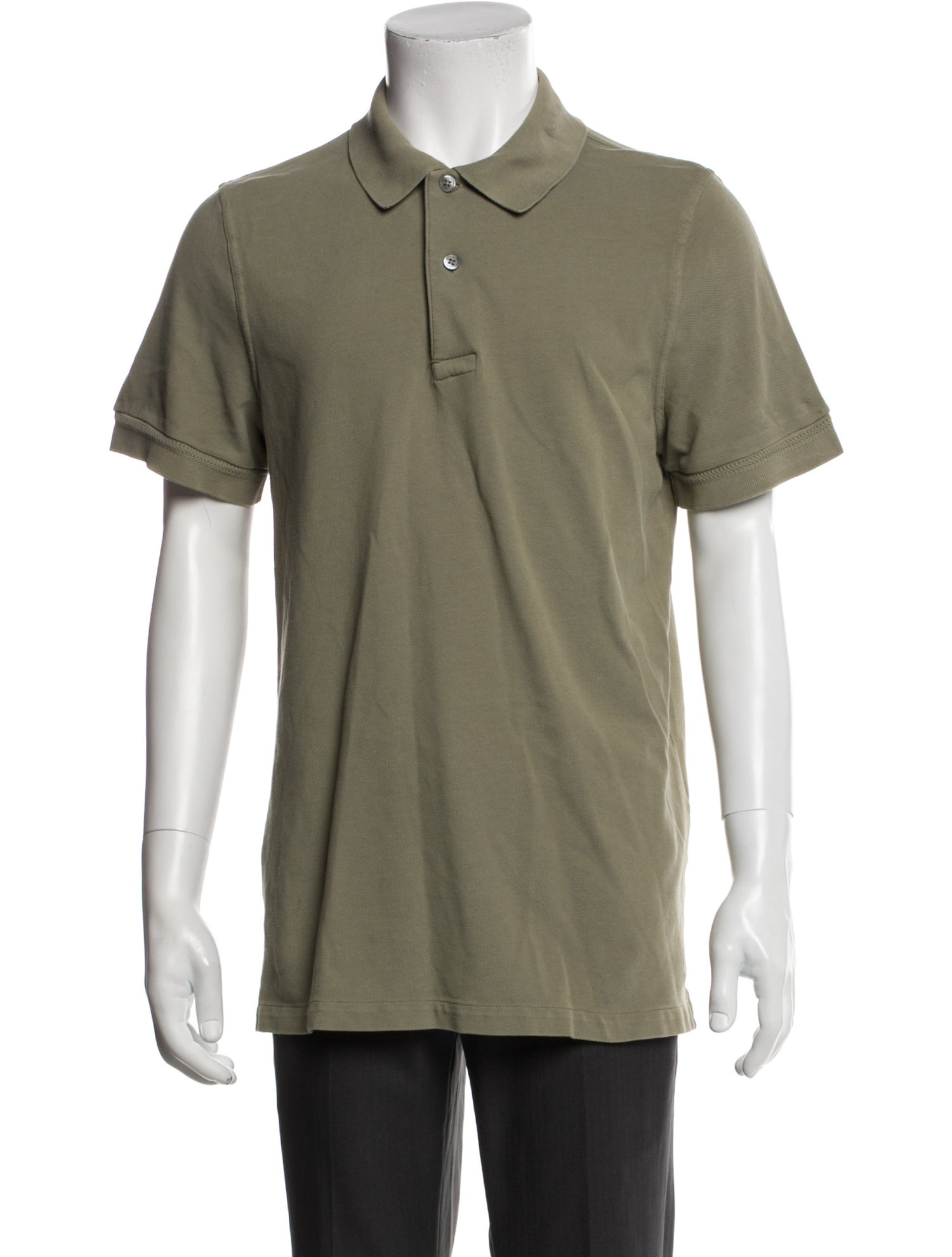Tom Ford Collar Short Sleeve Polo Shirt