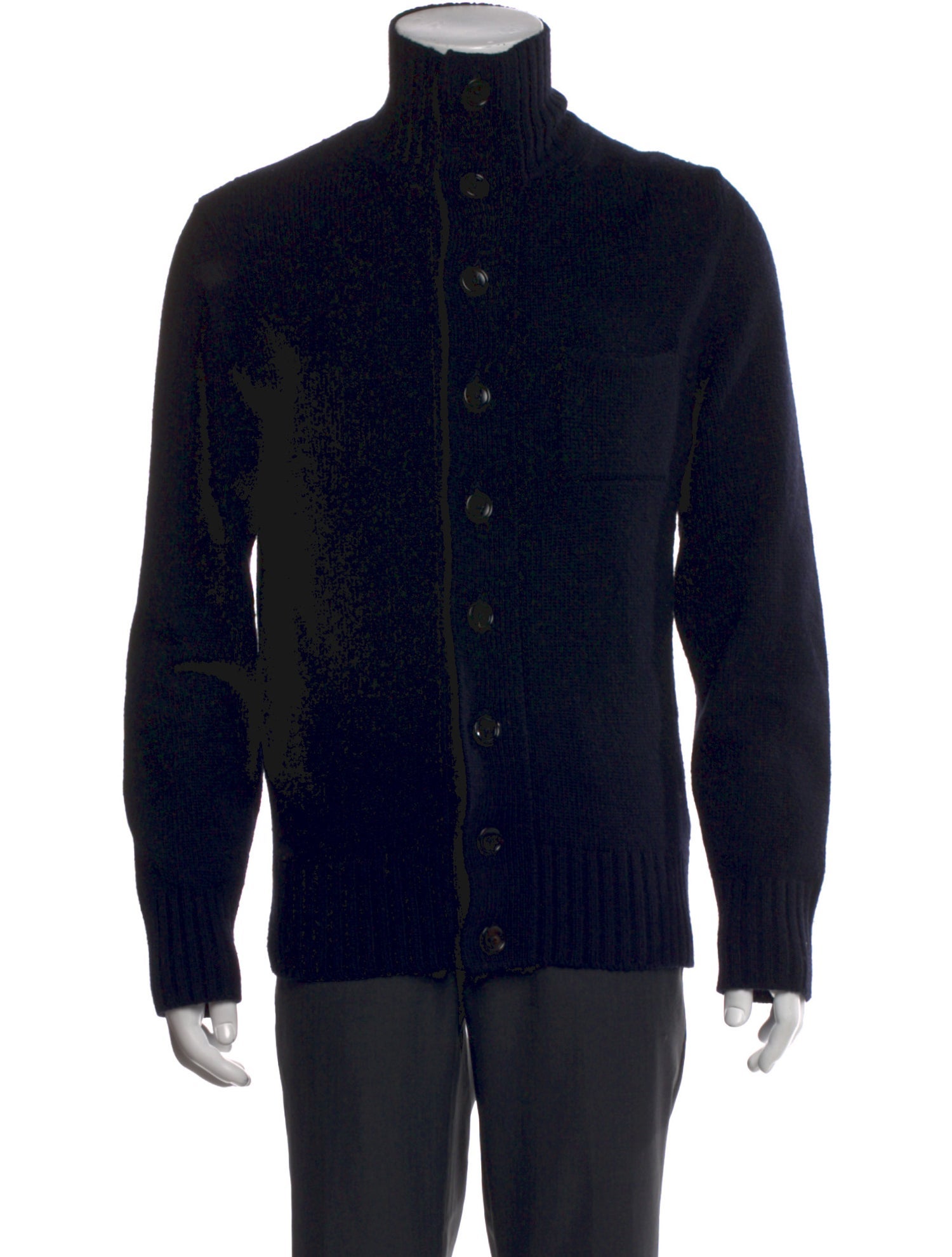 Tom Ford Cashmere Mock Neck Cardigan